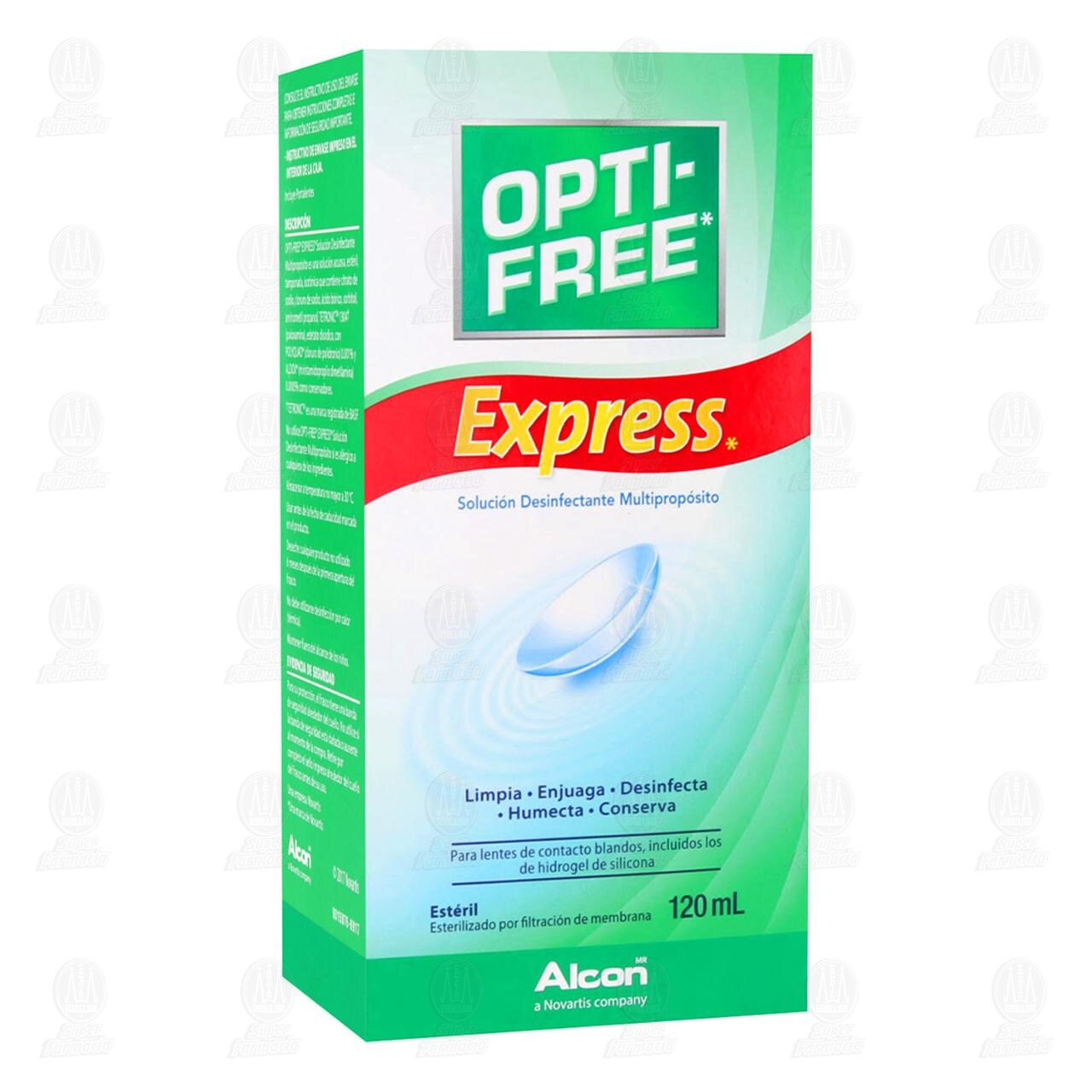 Opti-Free Express Soluci&oacute;n, 120 ml. image number 0