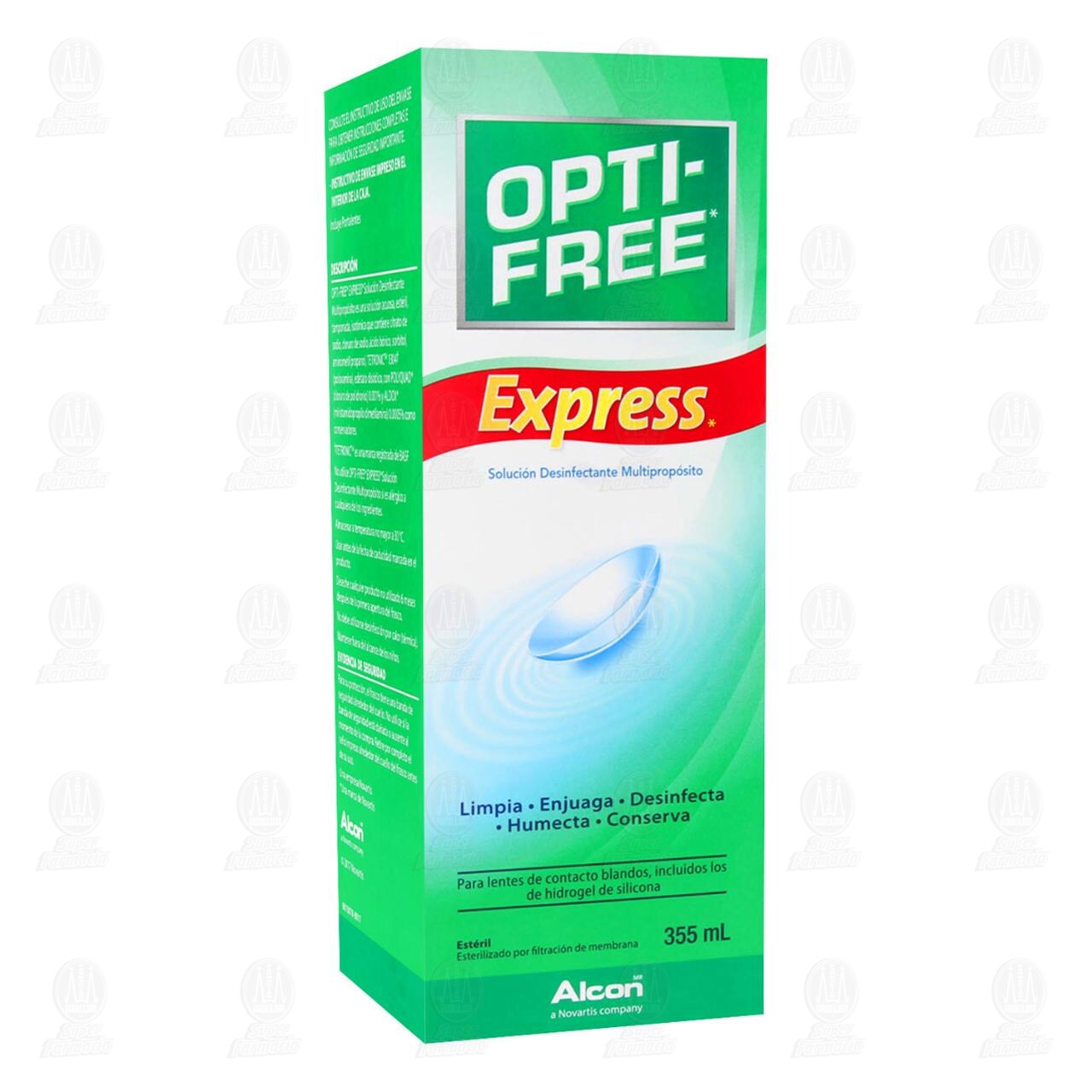 Opti-Free Express Soluci&oacute;n, 355 ml. image number 0