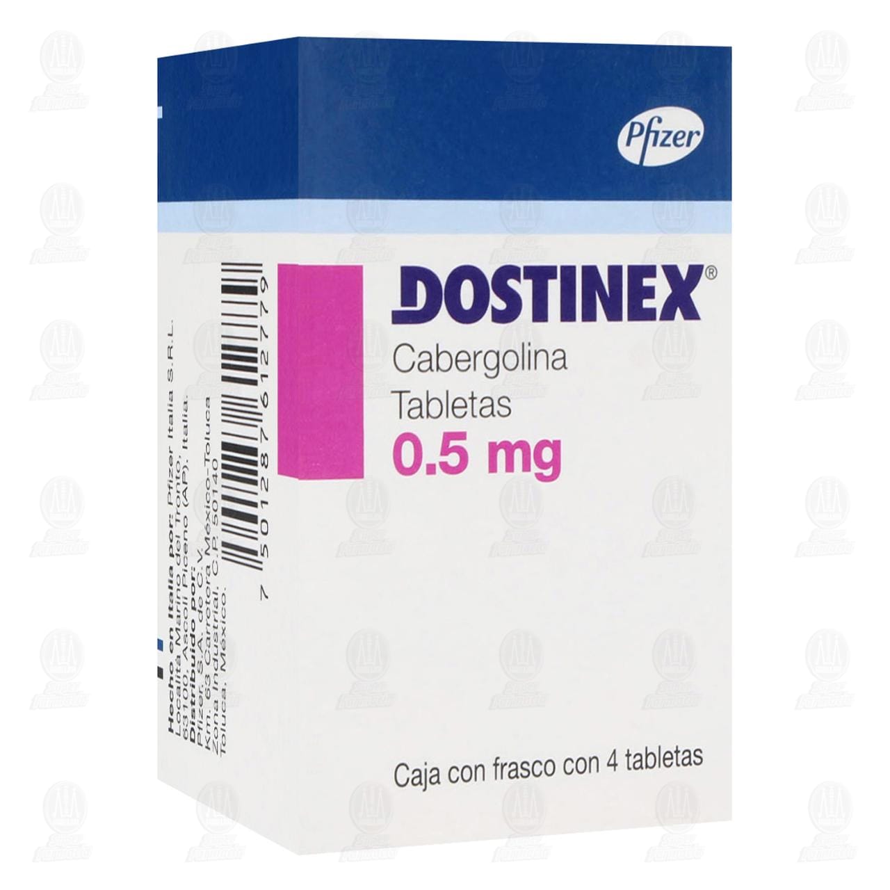 Dostinex 0.5 mg, 4 Tabletas.