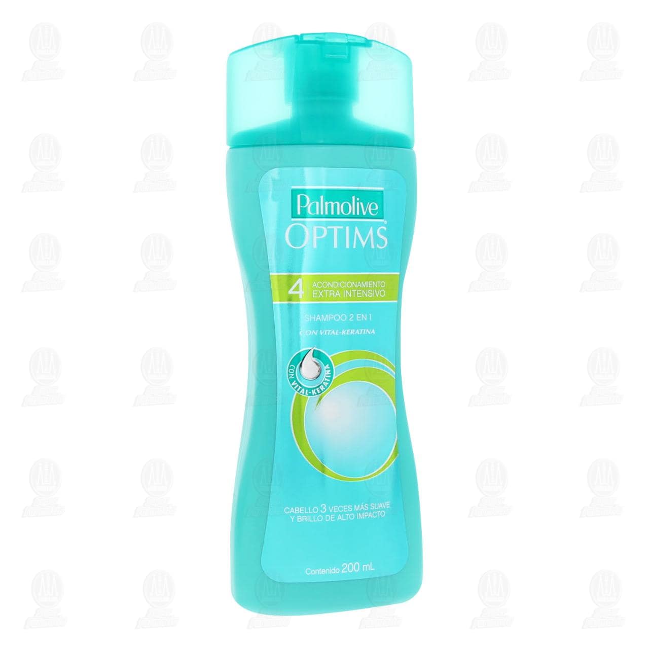 Imagen para Shampoo Palmolive Optims 2 en 1 Nivel 4 Extra Intensivo, 200 ml.