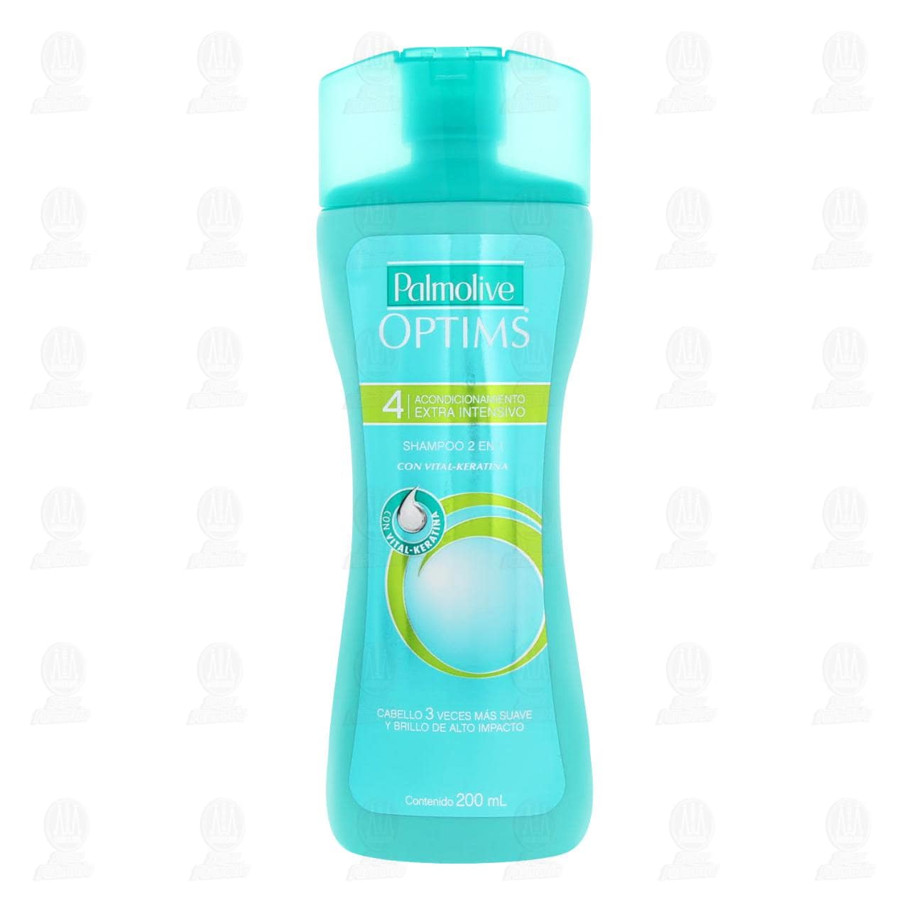 Shampoo Palmolive Optims 2 en 1 Nivel 4 Extra Intensivo, 200 ml. image number 1