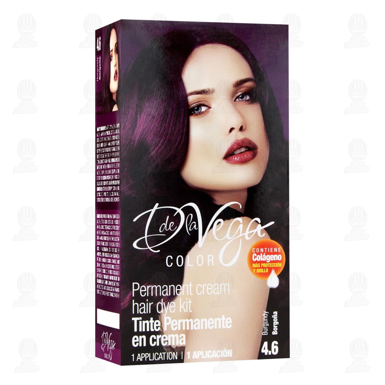 Tinte D de la Vega Color Borgo&ntilde;a 4.6, 1 pz.