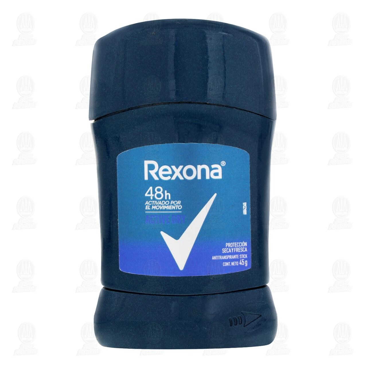 Antitranspirante Rexona Men Active Dry en Barra, 45 gr. image number 1