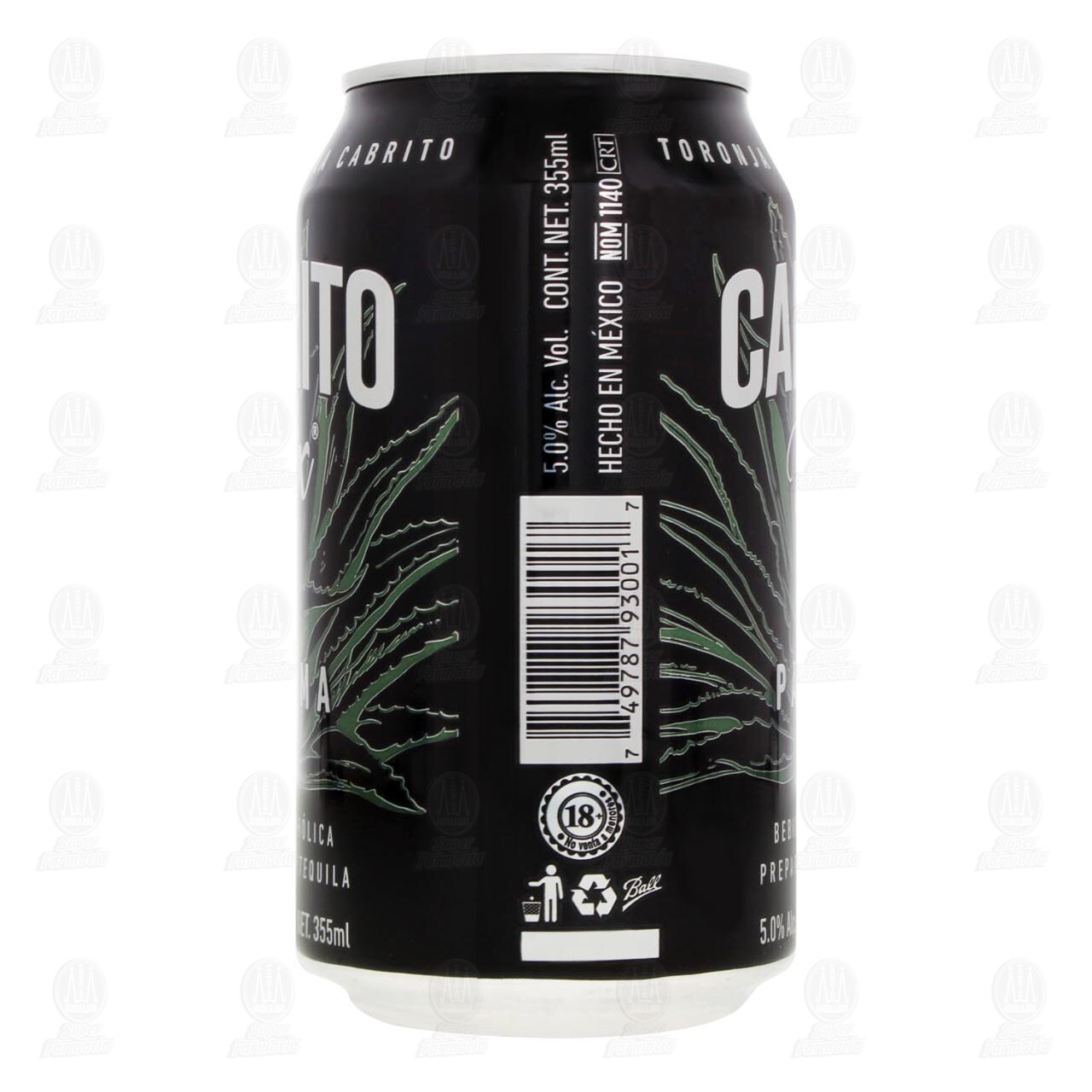 Bebida Preparada Cabrito Mix Paloma de Tequila, 355 ml. image number 3