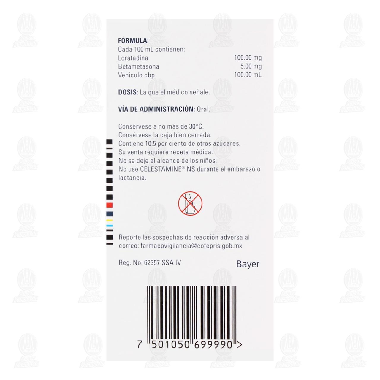 Celestamine NS 100 mg, 5mg/ 100ml, Soluci&oacute;n 60 ml. image number 2