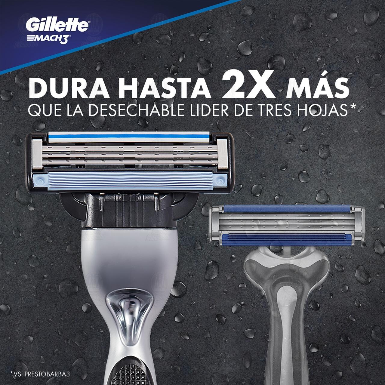 Cartuchos para Afeitar Gillette Mach3, 2 pzas. image number 3