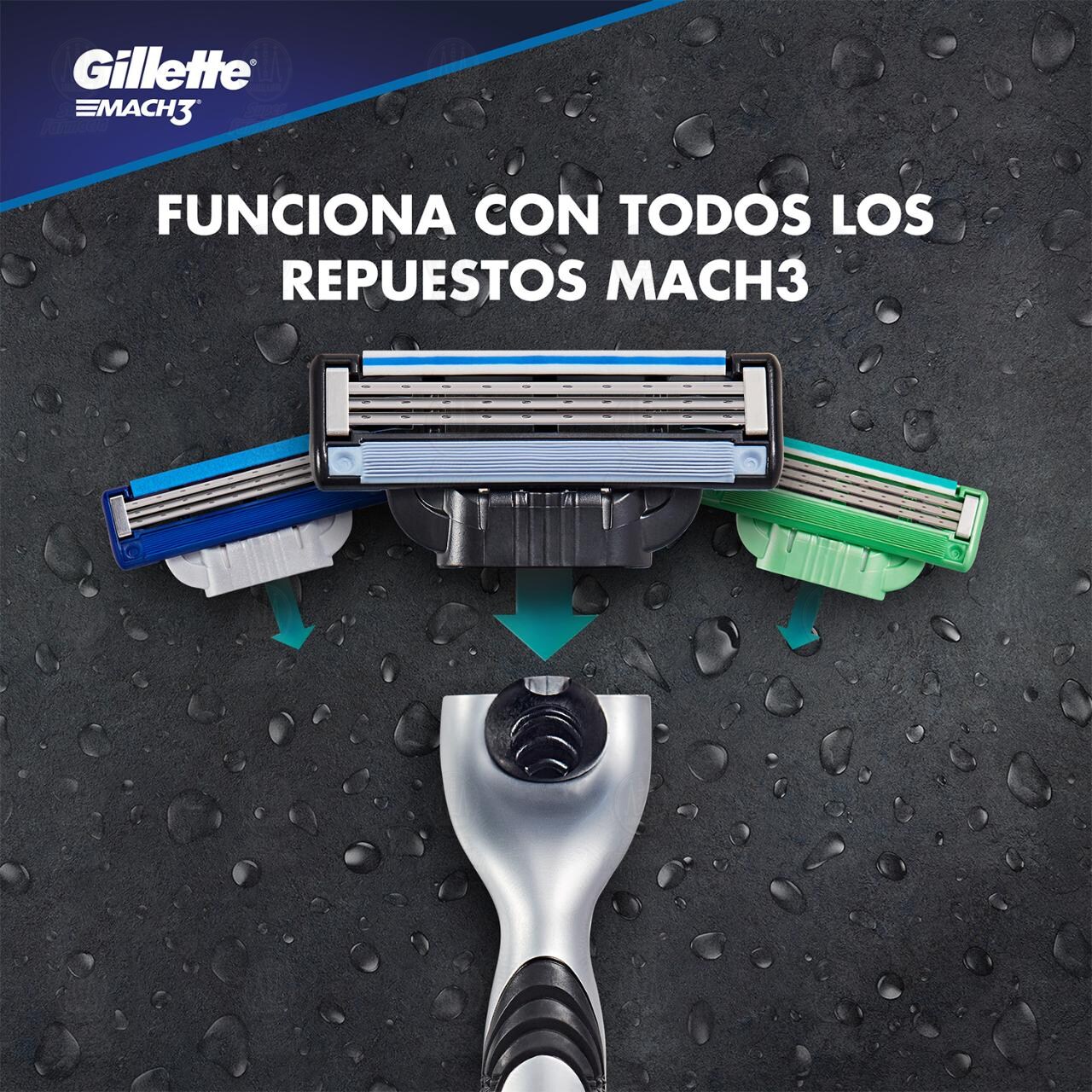 Cartuchos para Afeitar Gillette Mach3, 2 pzas. image number 4