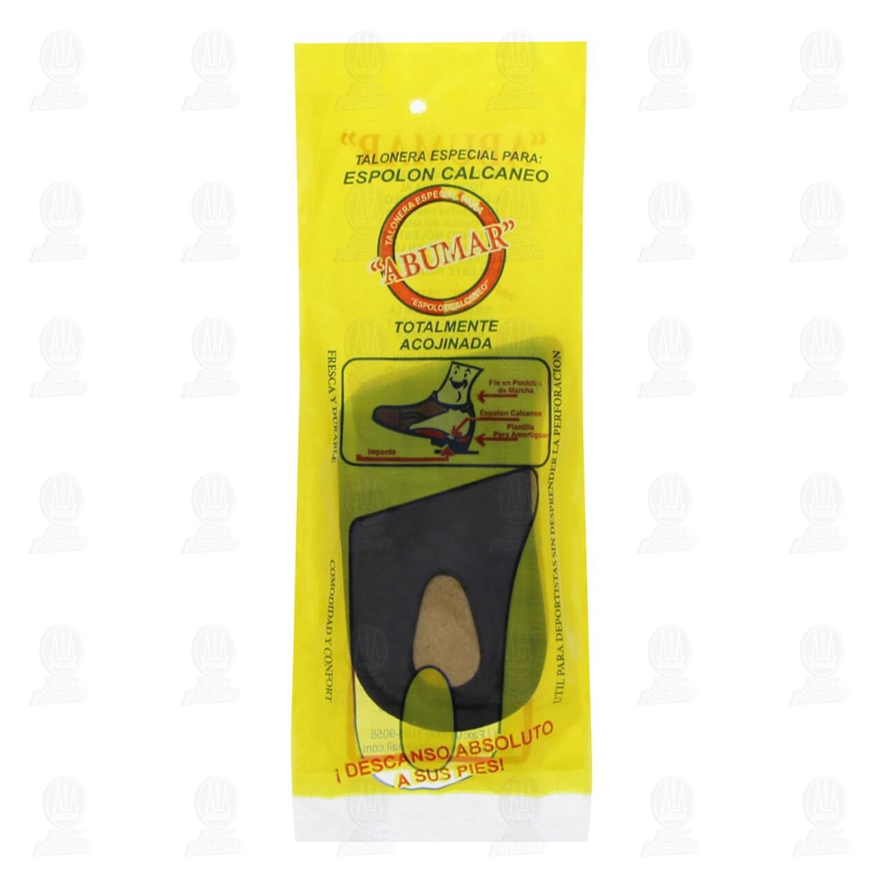 Talonera Abumar Especial para Espolón Calcáneo, 1 Par.