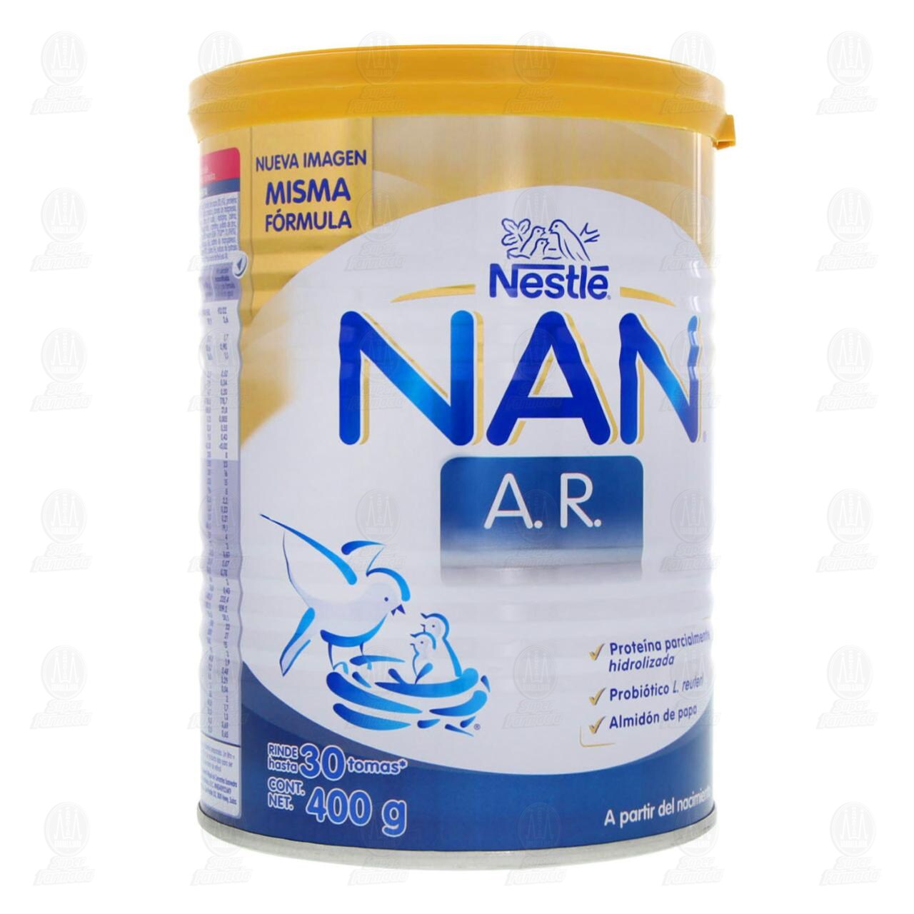 Fórmula Infantil NAN A.R, 400 gr. image number 0