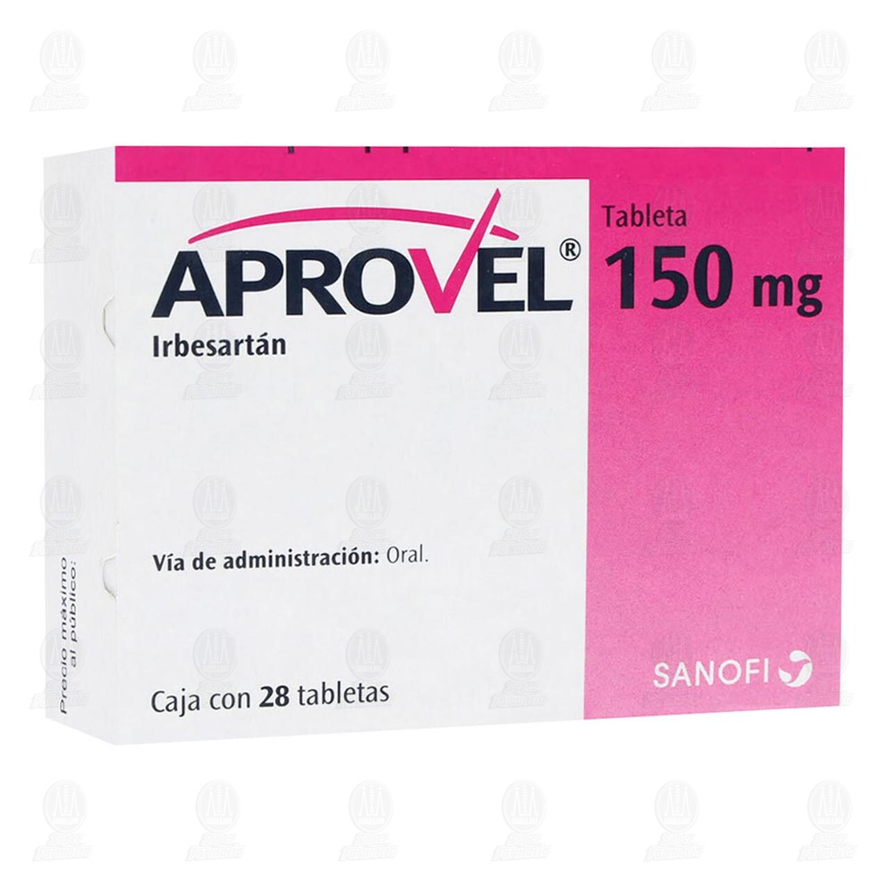 Aprovel 150 mg, 28 Tabletas. image number 0