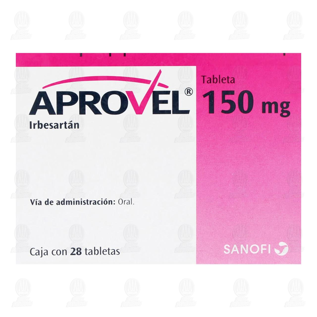 Aprovel 150 mg, 28 Tabletas. image number 1