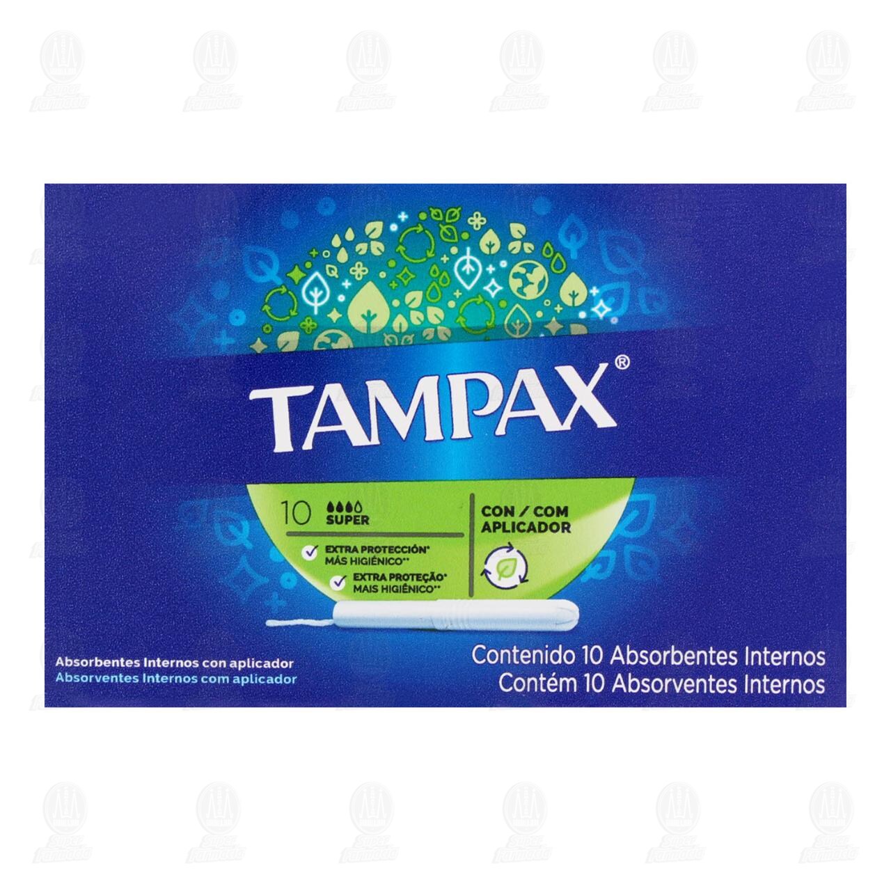 Tampones Tampax Super, 10 pzas. image number 1