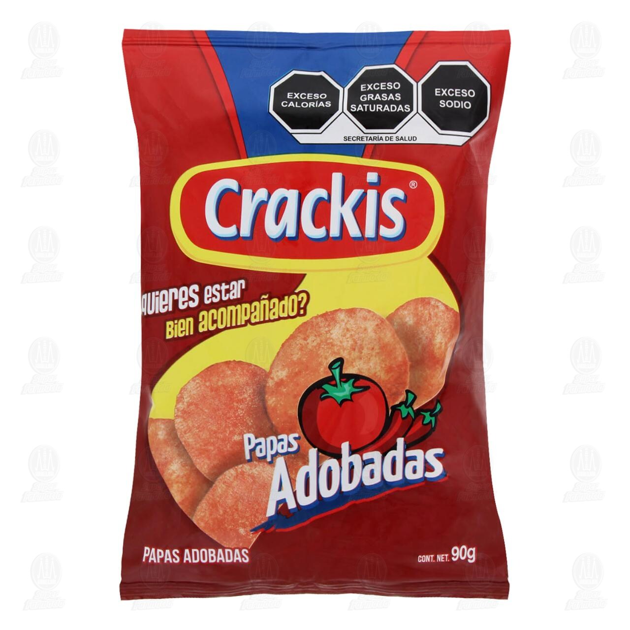 Papas Crackis Adobadas, 90 gr. image number 0