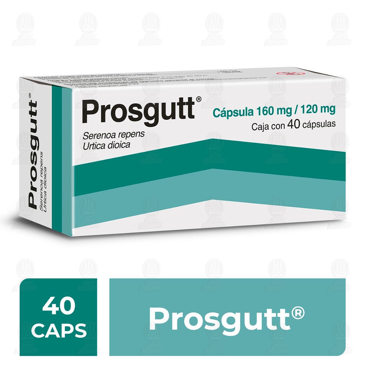 Prosgutt 160mg/120mg, 40 C&aacute;psulas. image number 2