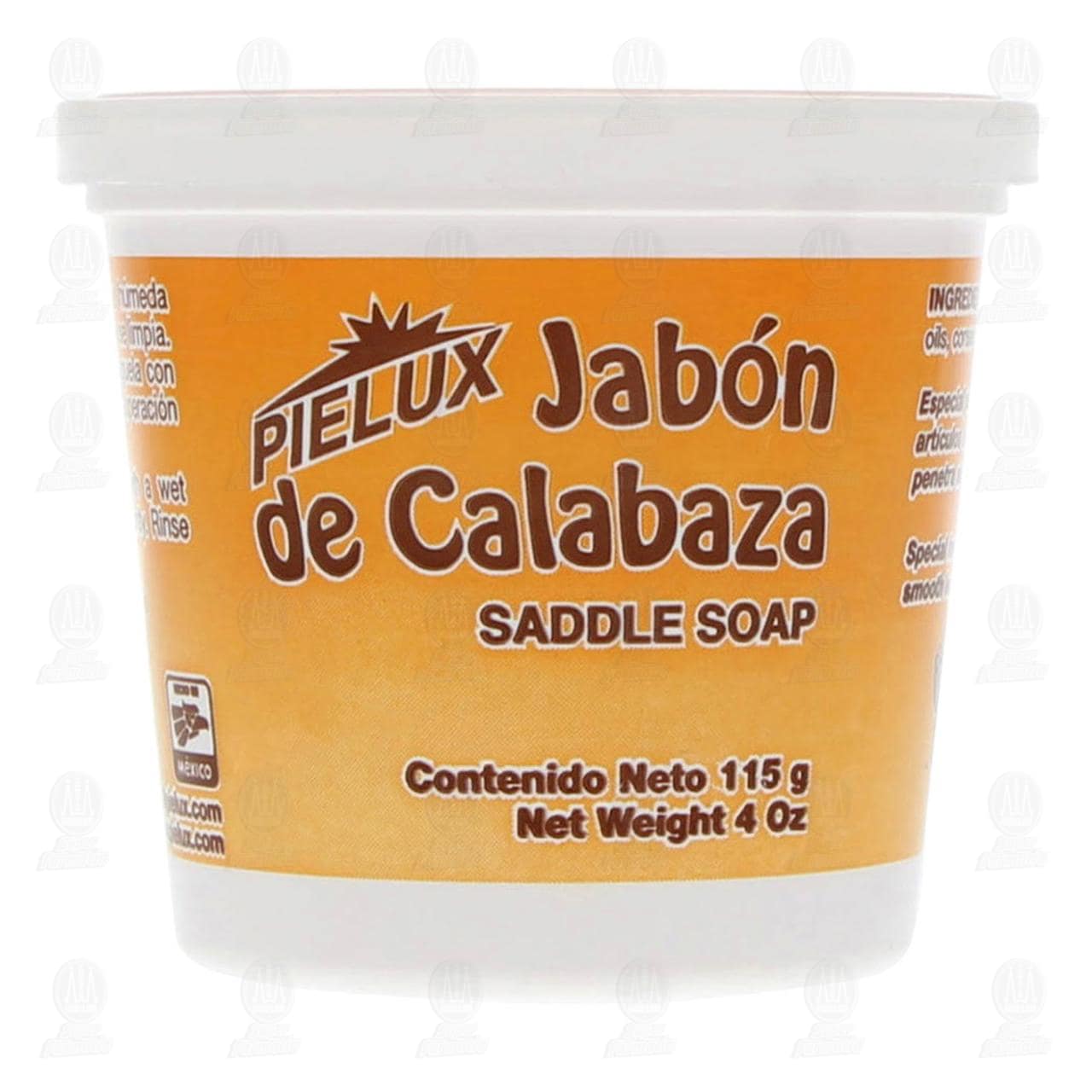 Jab&oacute;n de Calabaza Pielux para Art&iacute;culos de Piel, 115 gr. image number 1
