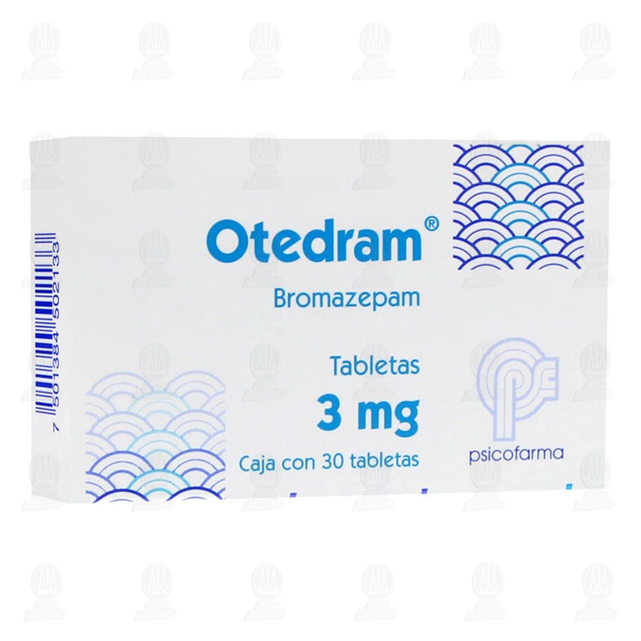 Otedram 3 mg, 30 Tabletas. image number 0
