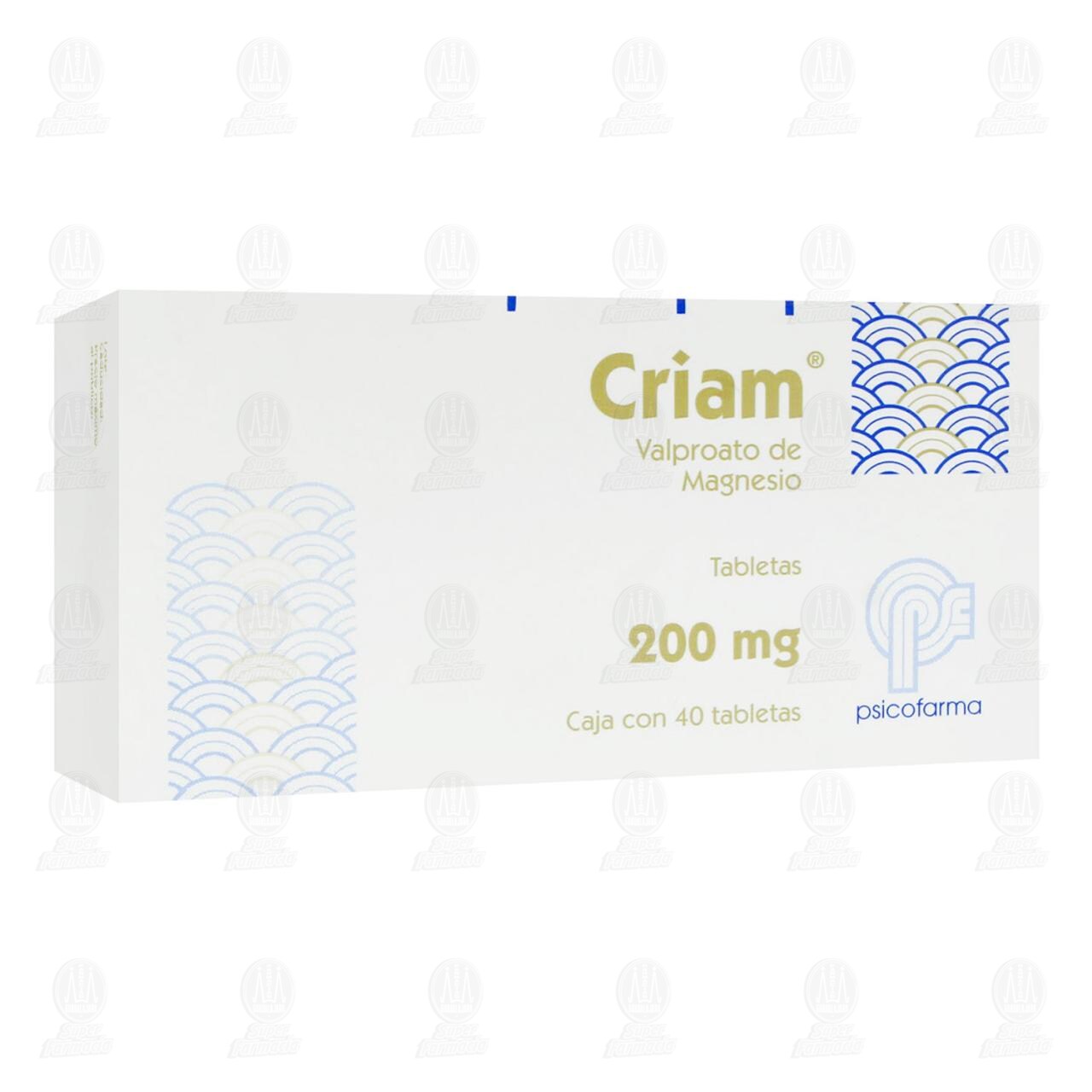 Criam 200 mg, 40 Tabletas. image number 0