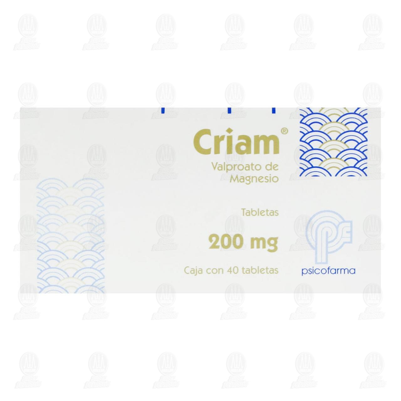 Criam 200 mg, 40 Tabletas. image number 1