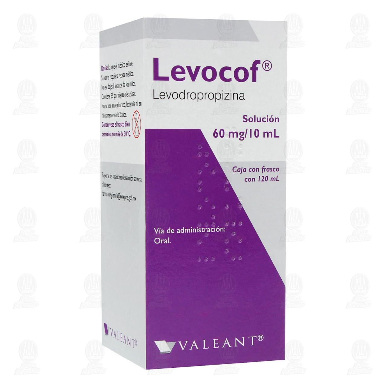 Levocof Soluci&oacute;n 60mg/10ml, 120 ml. image number 0