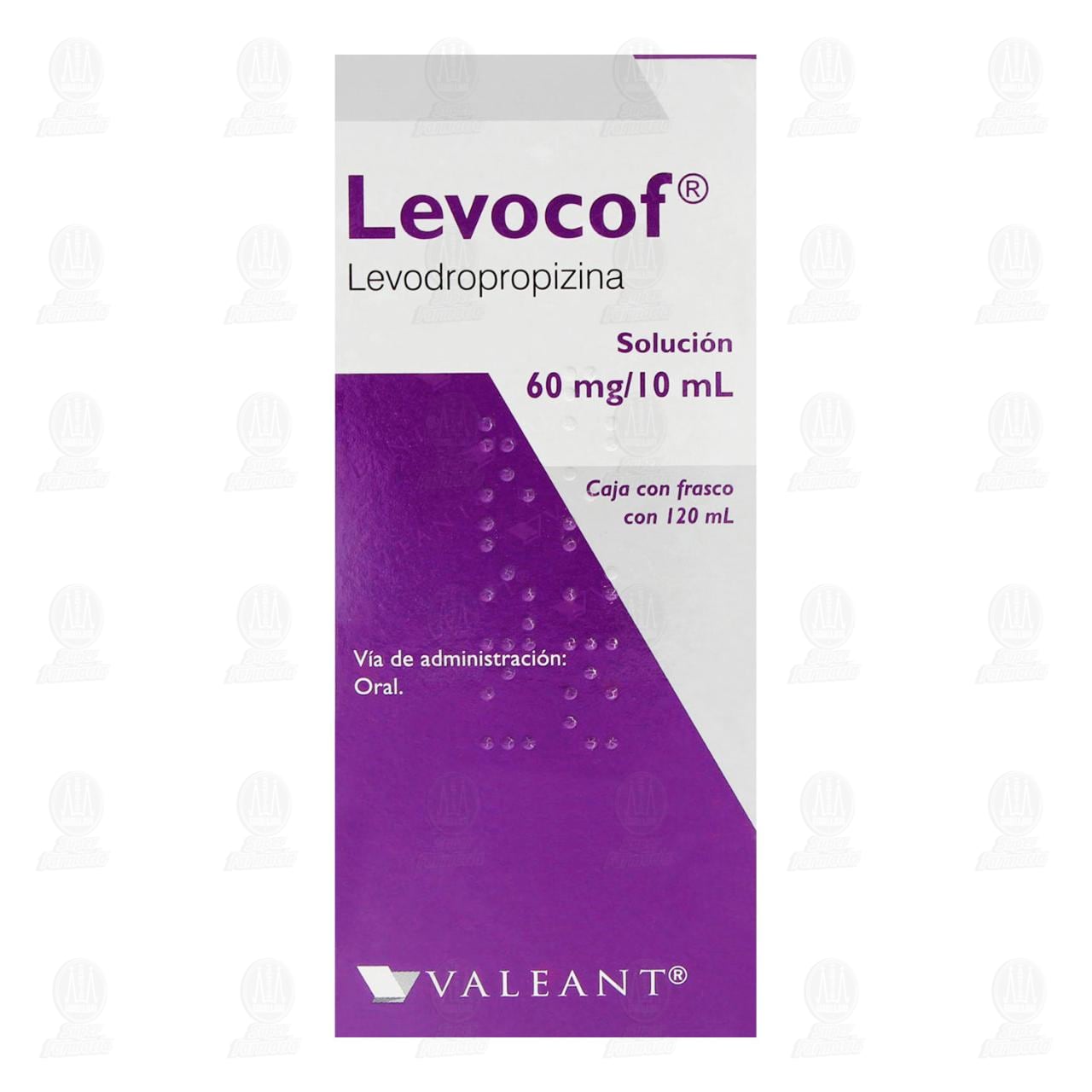 Levocof Soluci&oacute;n 60mg/10ml, 120 ml. image number 1