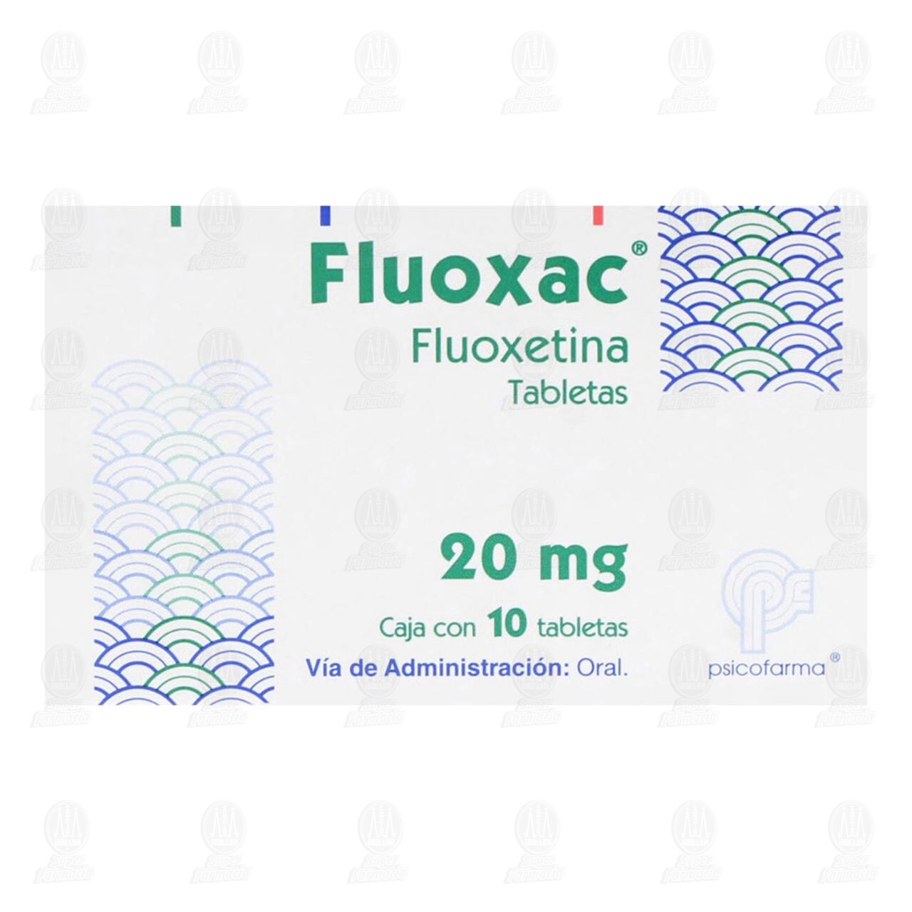 Fluoxac 20 mg, 10 Tabletas. image number 1