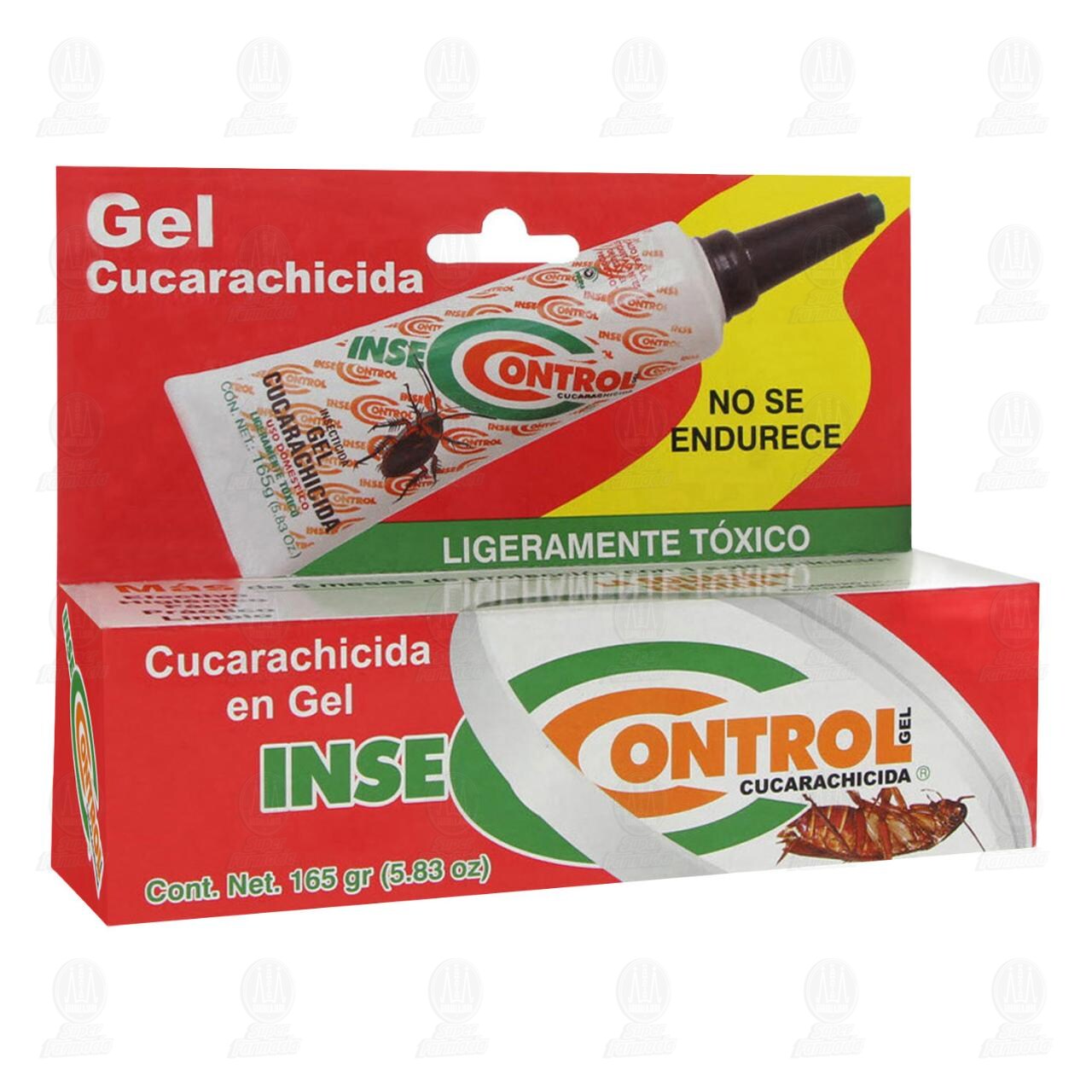 Insecticida Insecontrol Cucarachicida en Gel Uso Dom&eacute;stico, 165 gr.