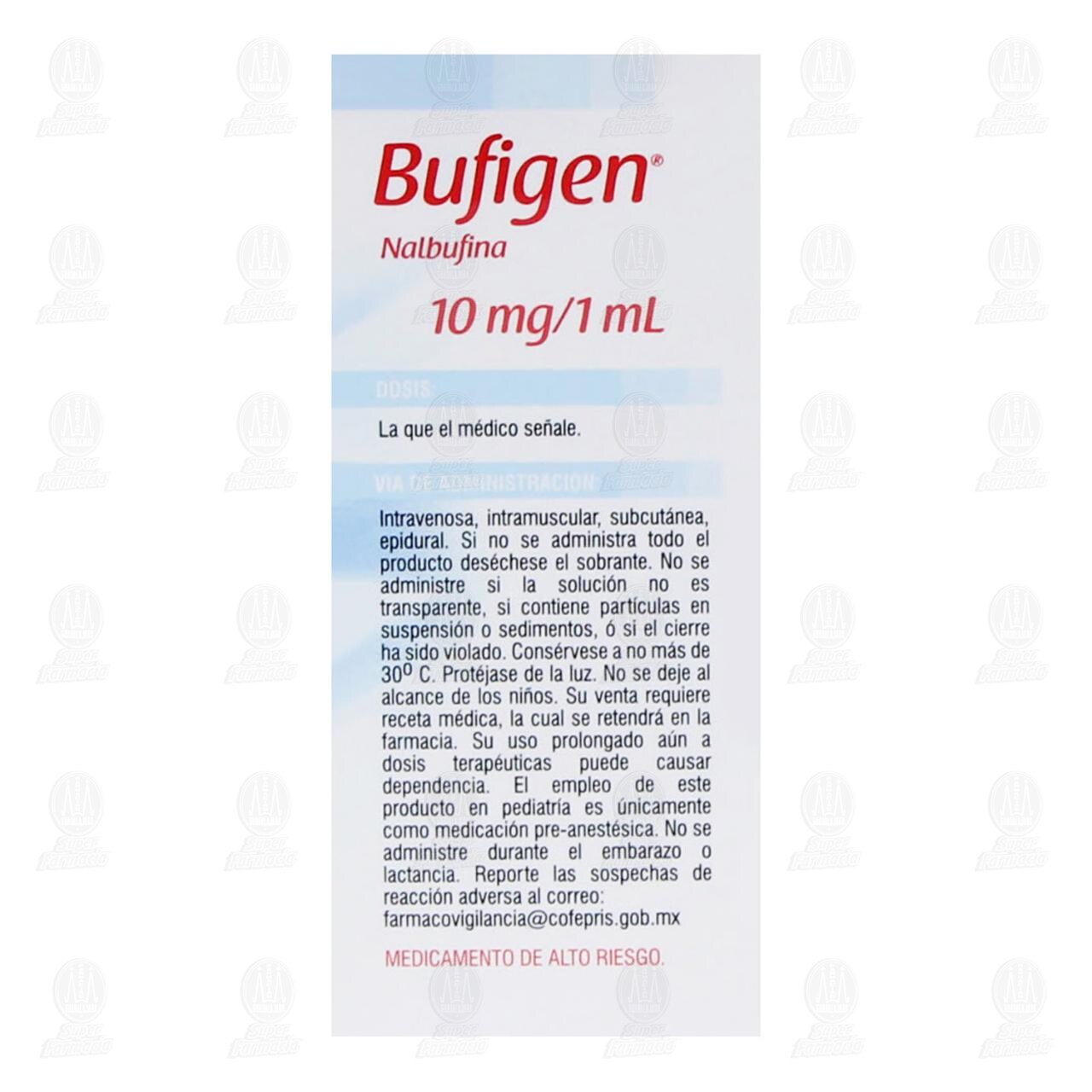 Bufigen 10mg/1ml Soluci&oacute;n Inyectable, 10 ml. image number 3