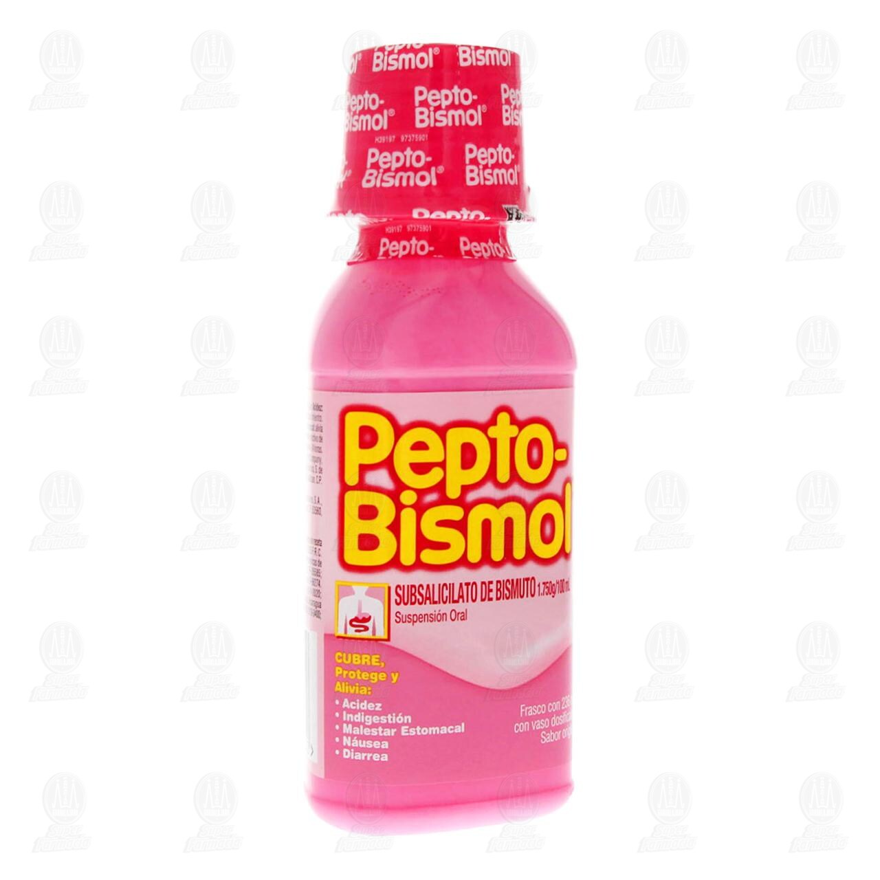 Pepto-Bismol 1.75gr/100ml Suspensi&oacute;n Sabor Original, 236 ml. image number 0