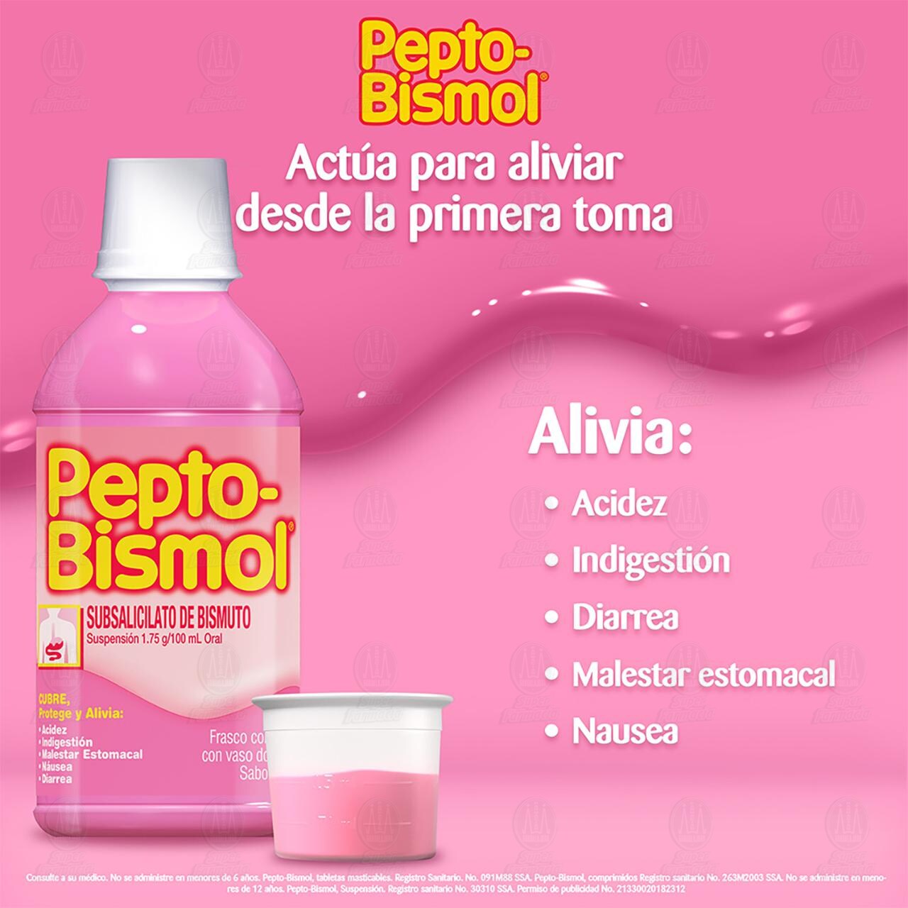 Pepto-Bismol 1.75gr/100ml Suspensi&oacute;n Sabor Original, 236 ml. image number 4