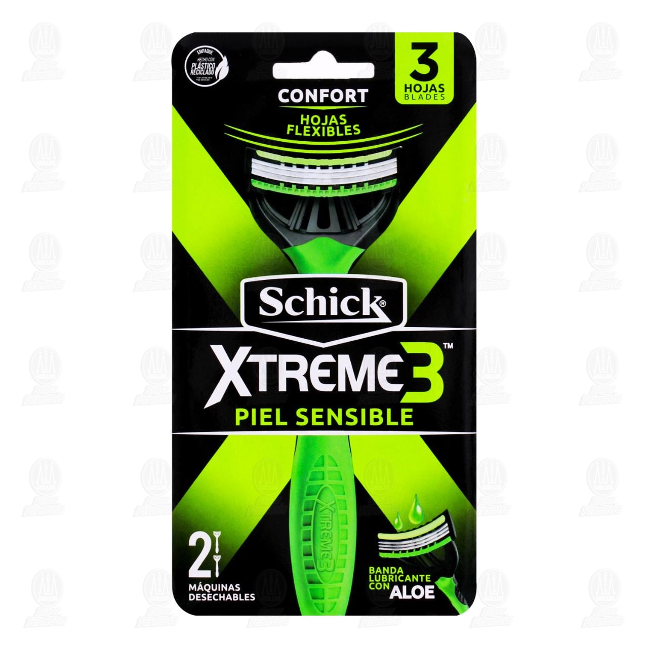 Imagen para Máquinas para Afeitar Schick Xtreme 3 Desechable Piel Sensible, 2 pzas.