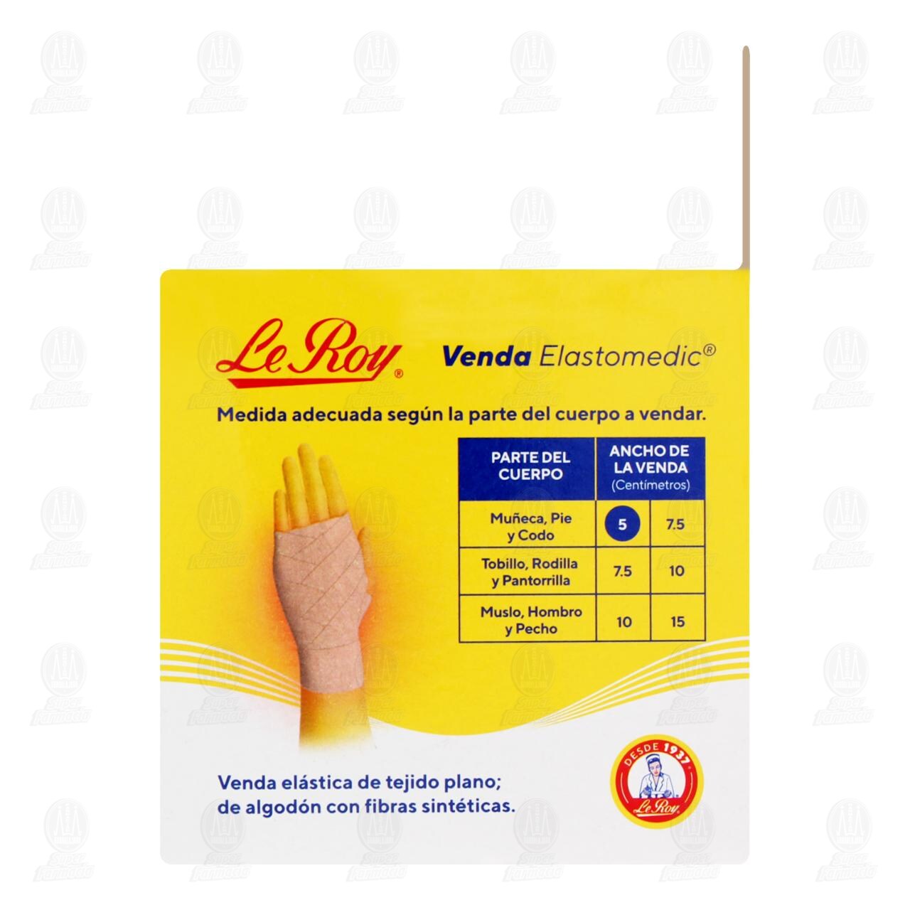 Venda Elastomedic Le Roy 5cm x 5m, 1 pz. image number 2