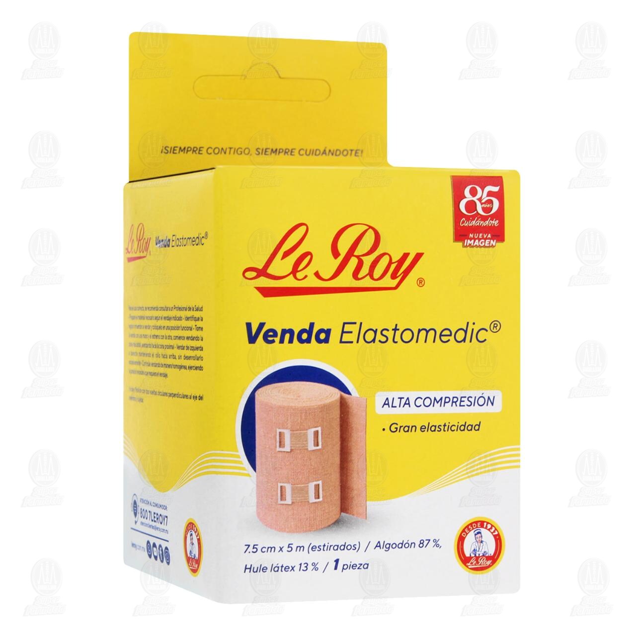 Venda Elastomedic Le Roy 7.5cm x 5m, 1 pz. image number 0