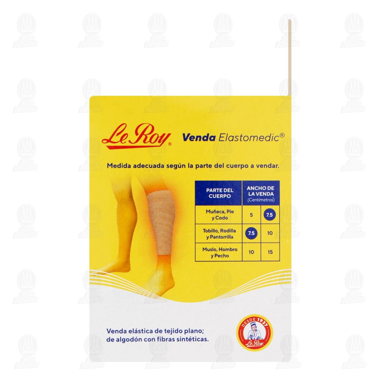 Venda Elastomedic Le Roy 7.5cm x 5m, 1 pz. image number 2