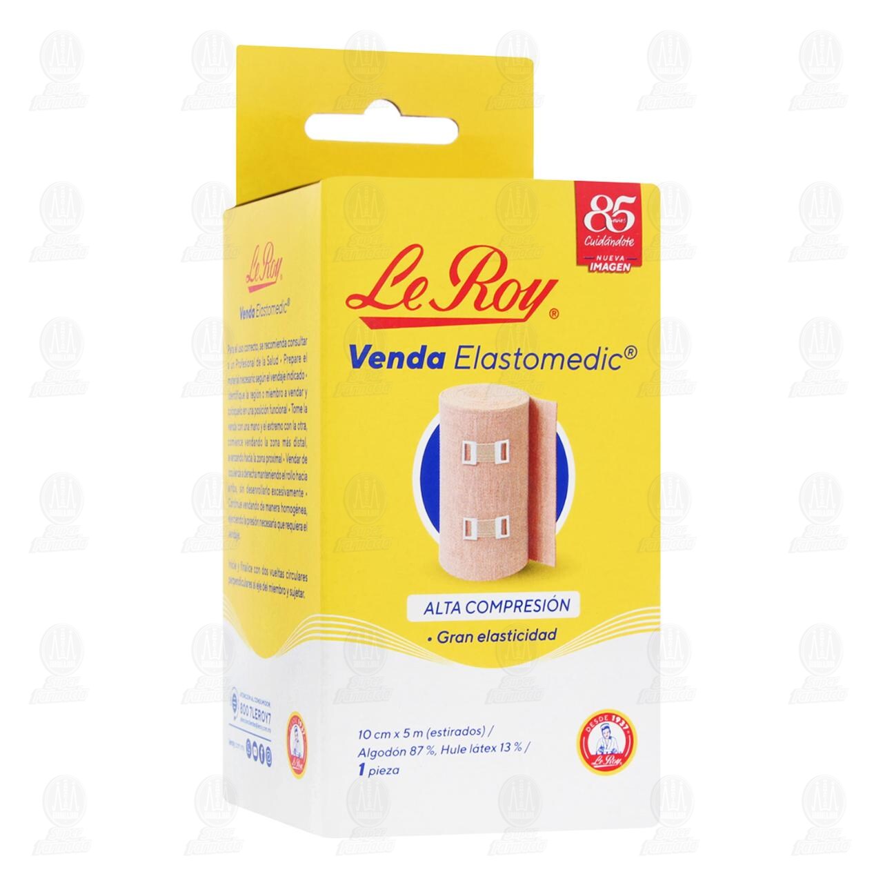 Venda Elastomedic Le Roy 10cm x 5m, 1 pz. image number 0