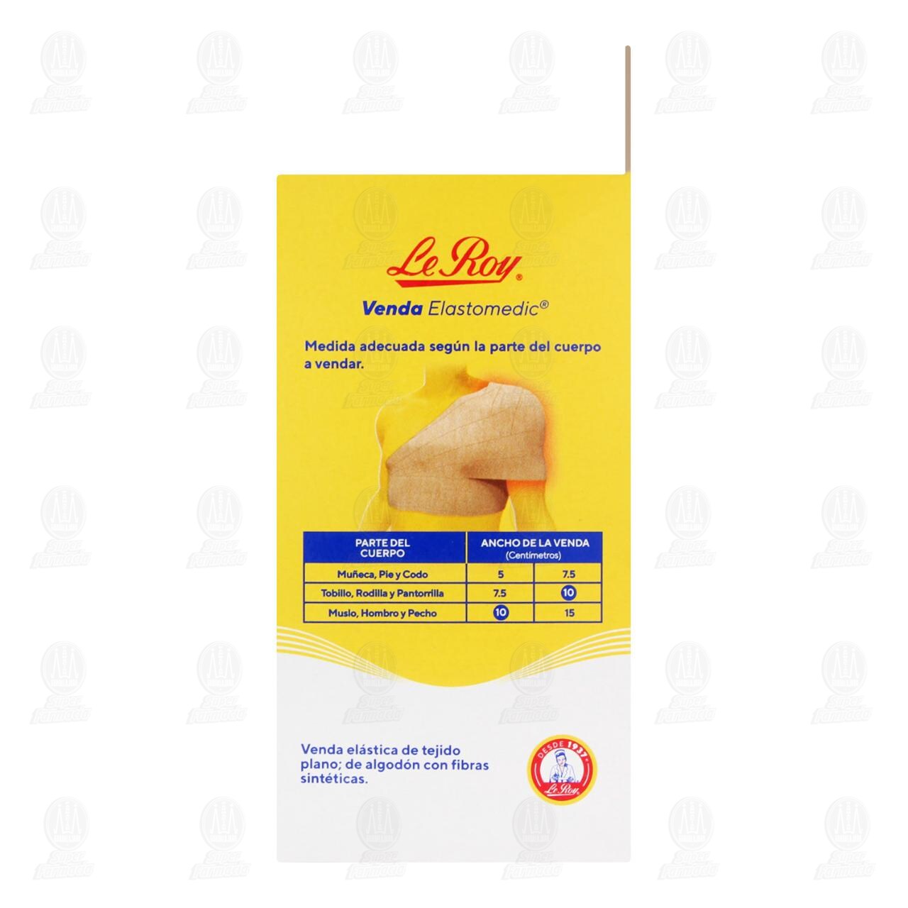Venda Elastomedic Le Roy 10cm x 5m, 1 pz. image number 2