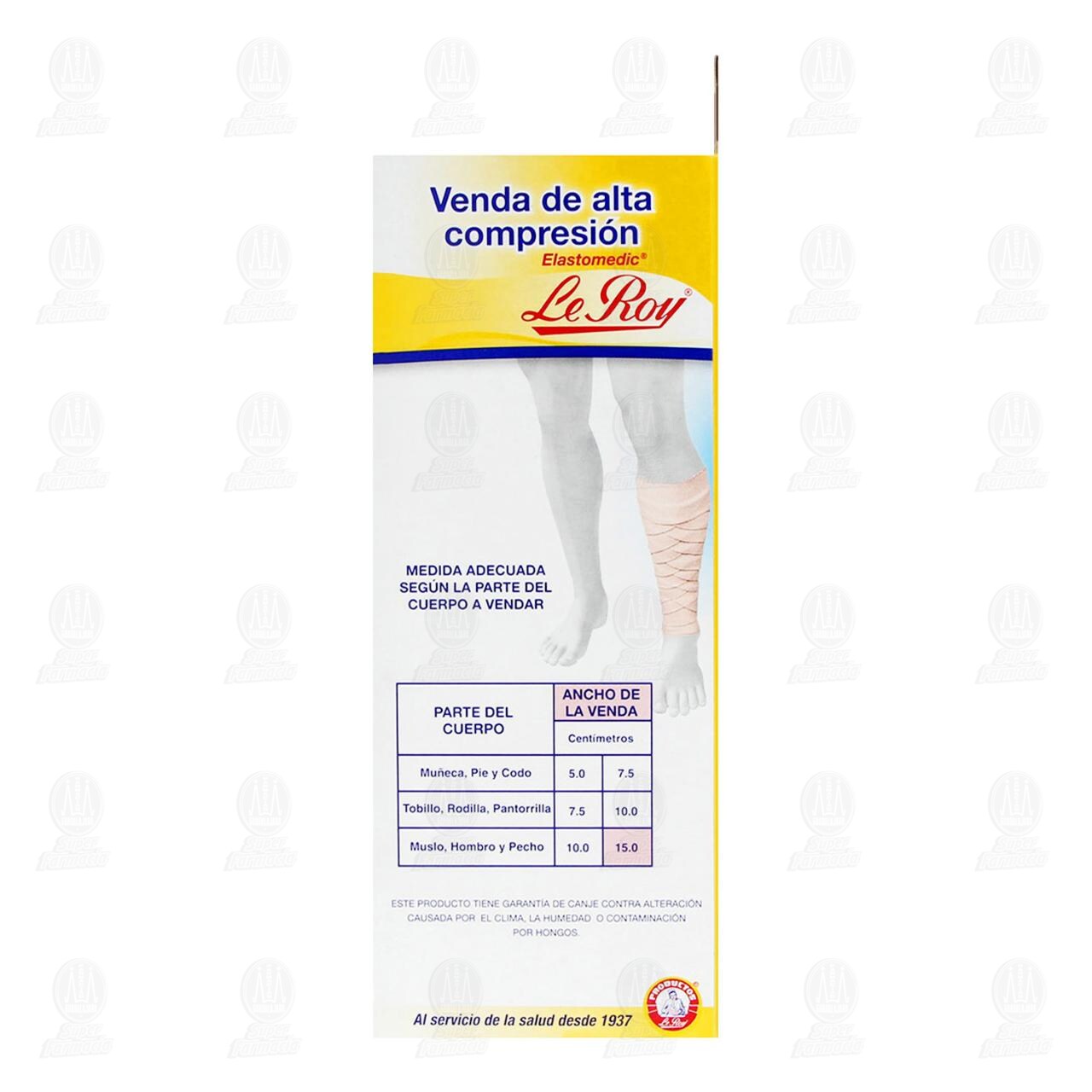 Venda Elastomedic Le Roy 15cm x 5m, 1 pz. image number 2