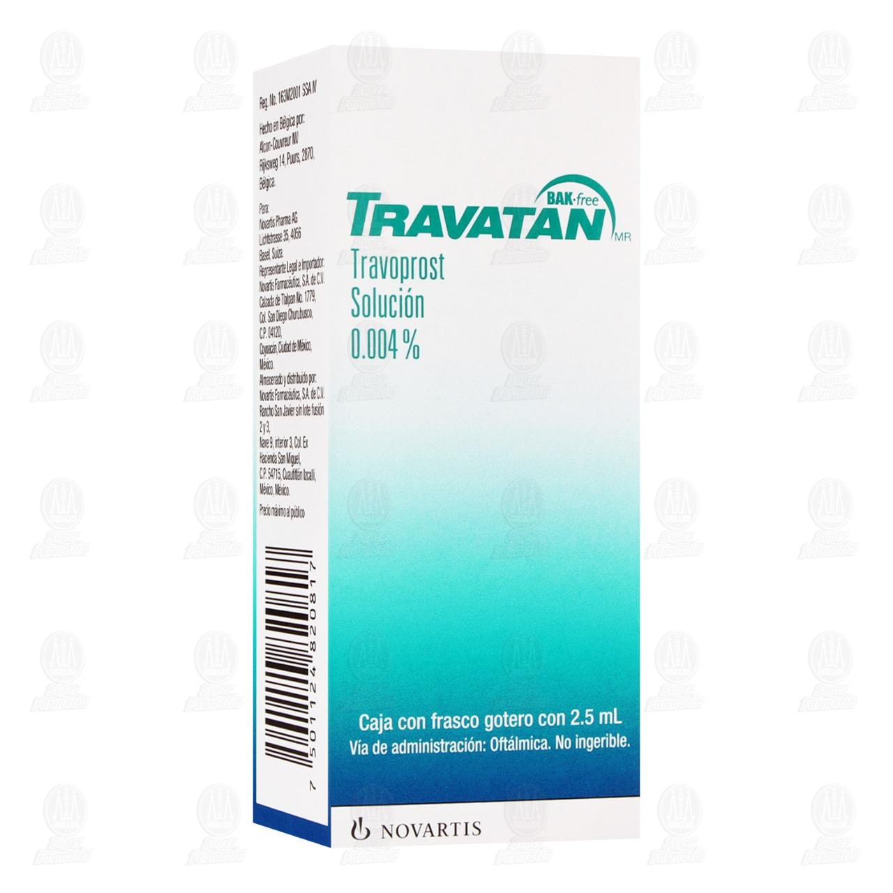 Travatan 0.004% Soluci&oacute;n, 2.5 ml. image number 0