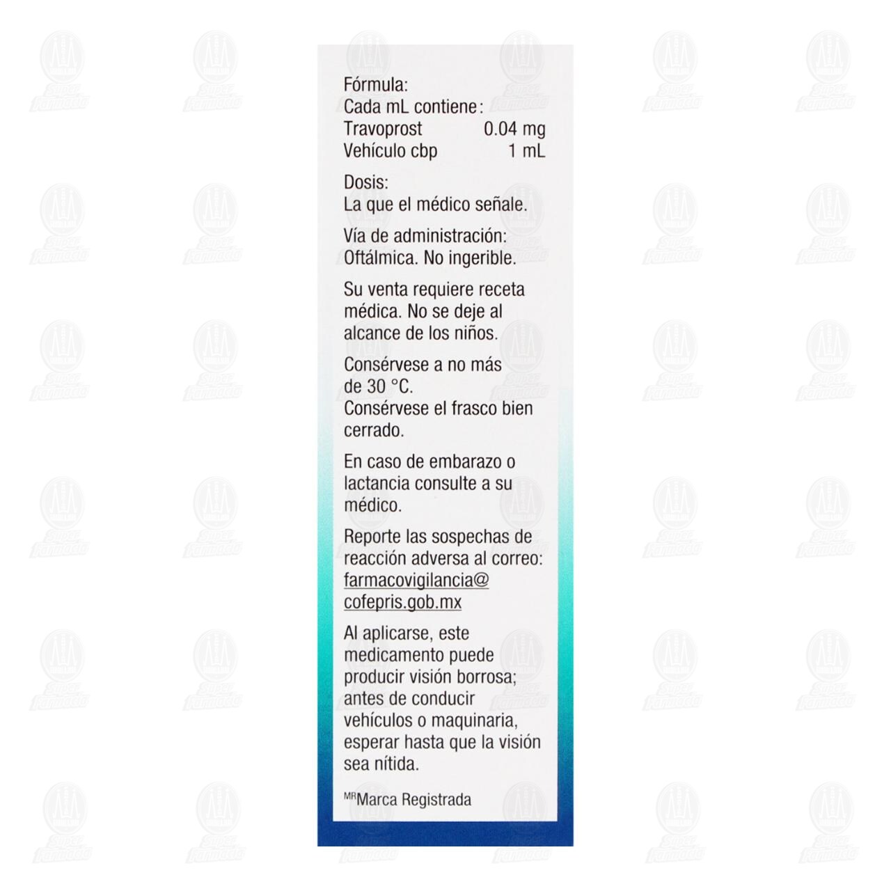 Travatan 0.004% Soluci&oacute;n, 2.5 ml. image number 2