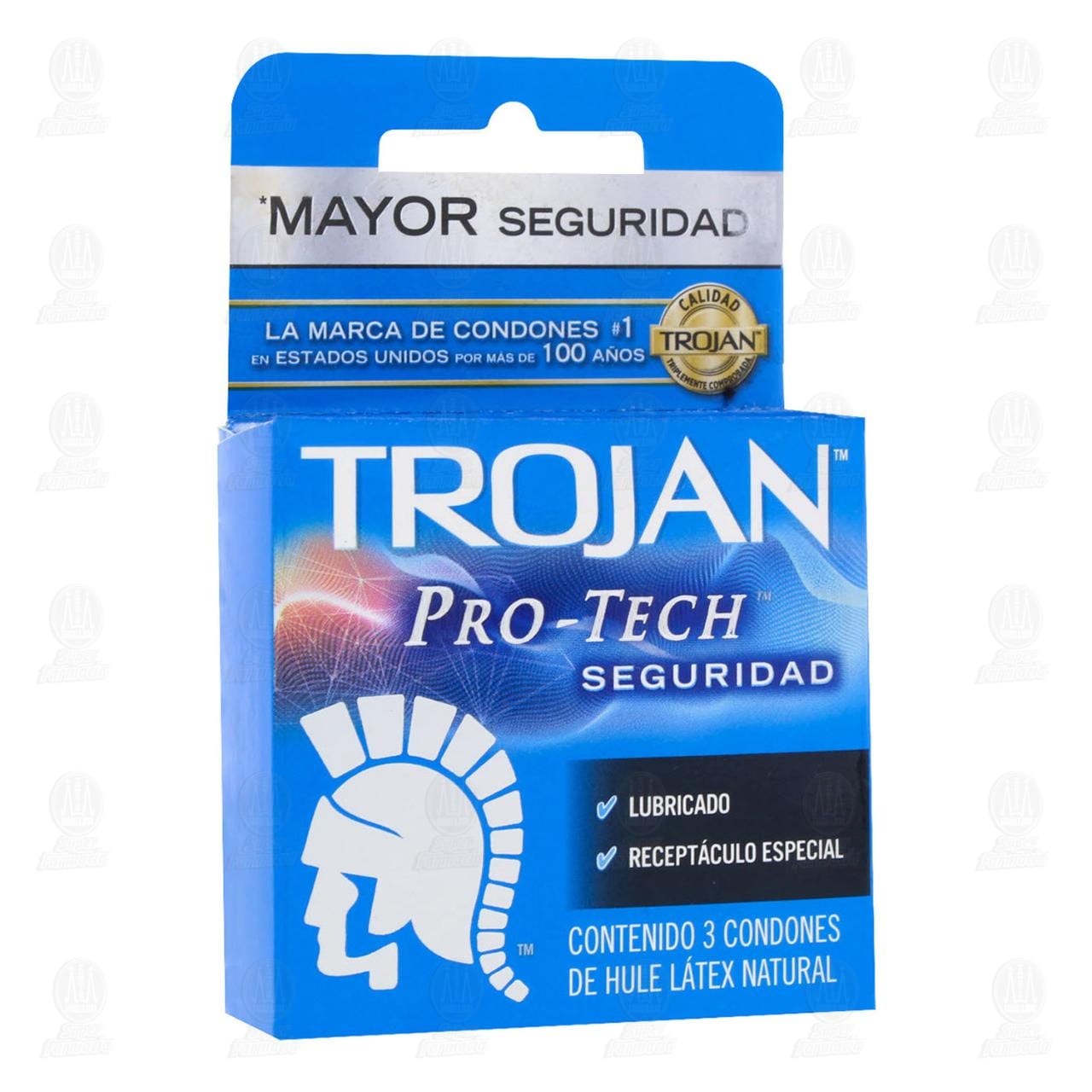 Trojan Pro-Tech Condones, 3 pzas. image number 0