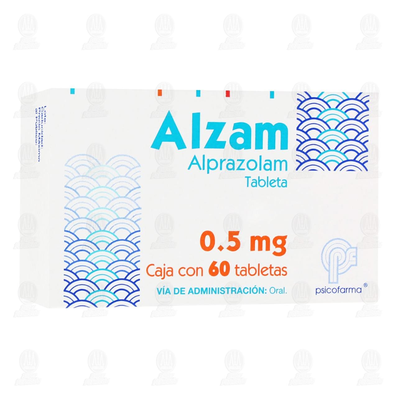 Imagen para Alzam 0.5mg 60 Tabletas