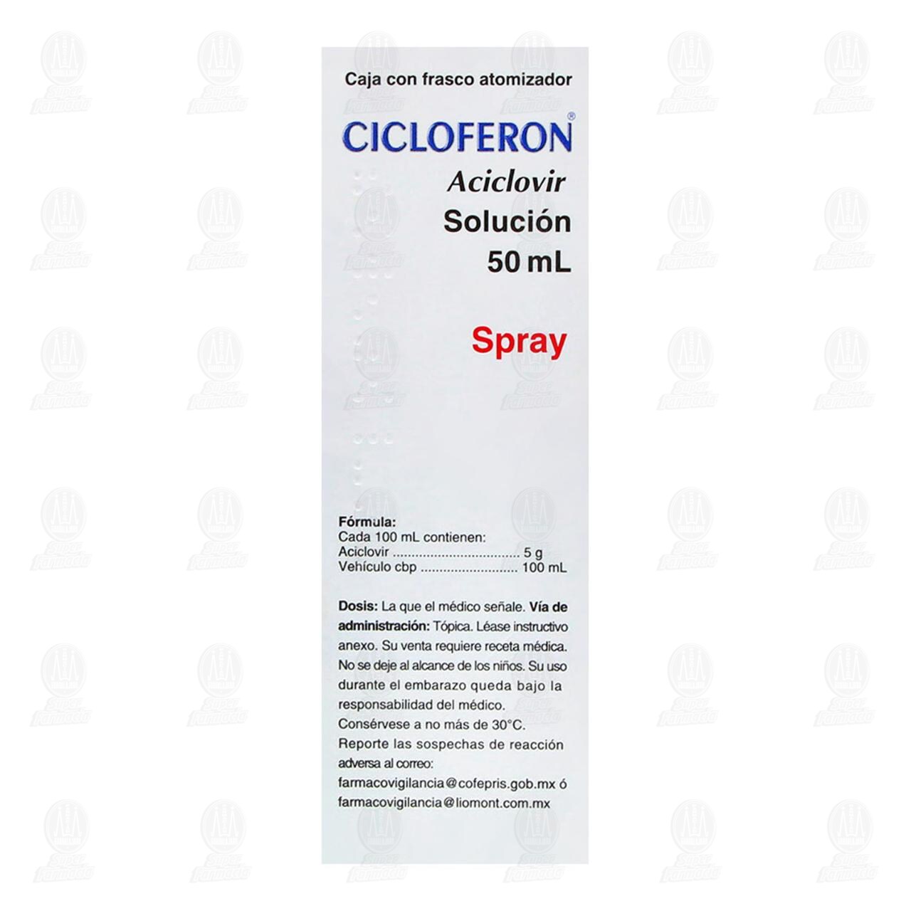 Cicloferon Soluci&oacute;n Spray, 50 ml. image number 2