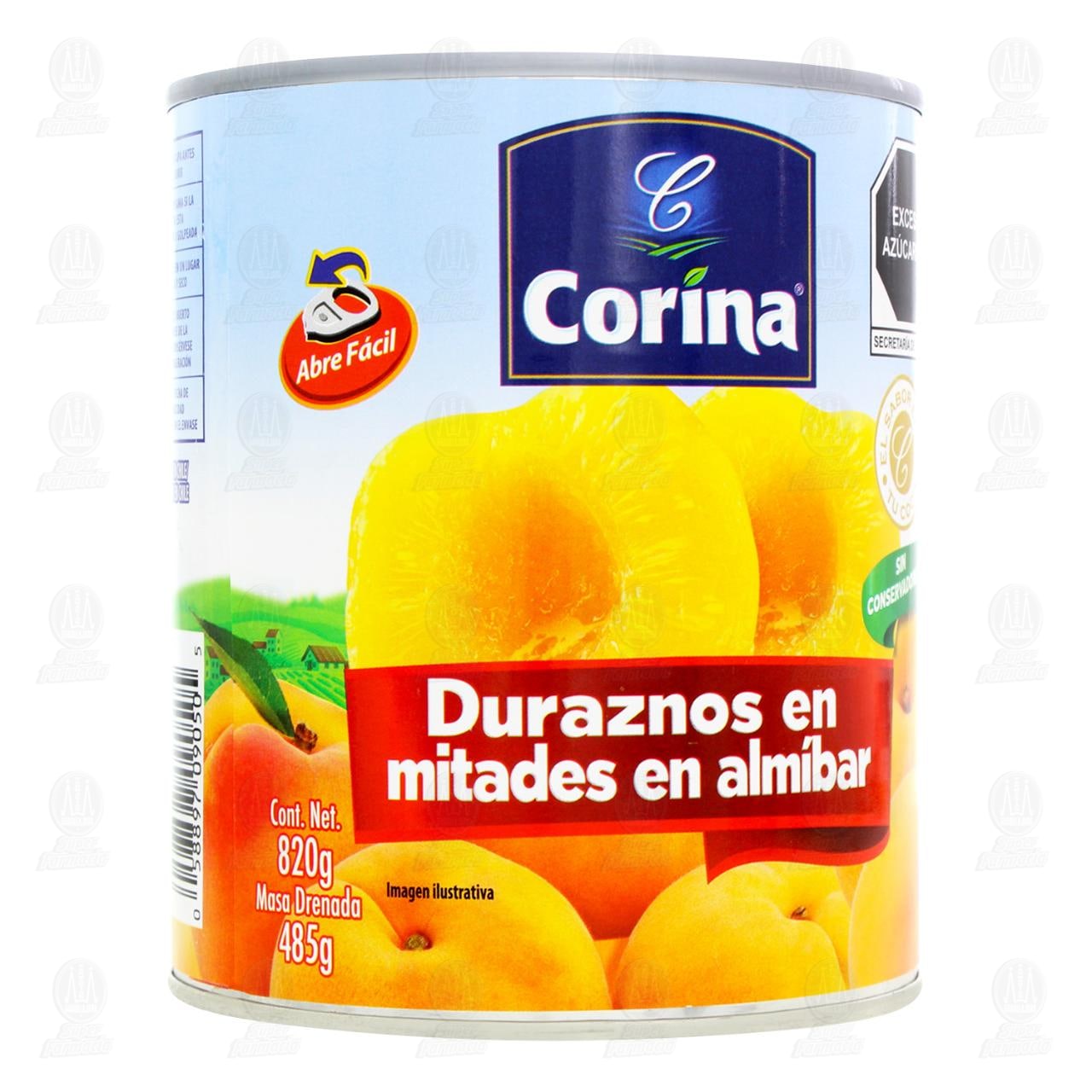 Imagen para Duraznos Corina en Almíbar Mitades, 820 gr.