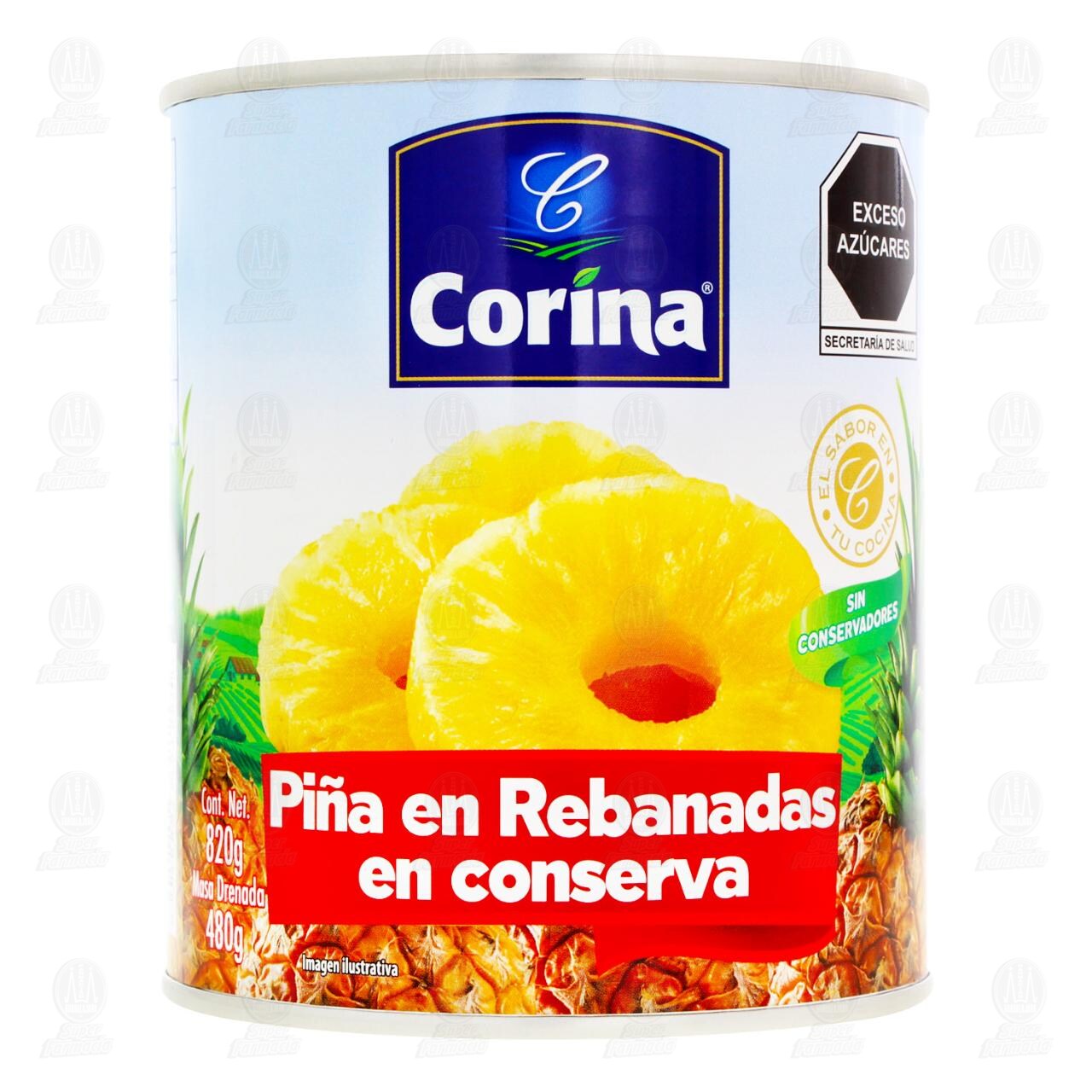 Piña en Rebanadas Corina en Conserva, 820 gr. image number 1