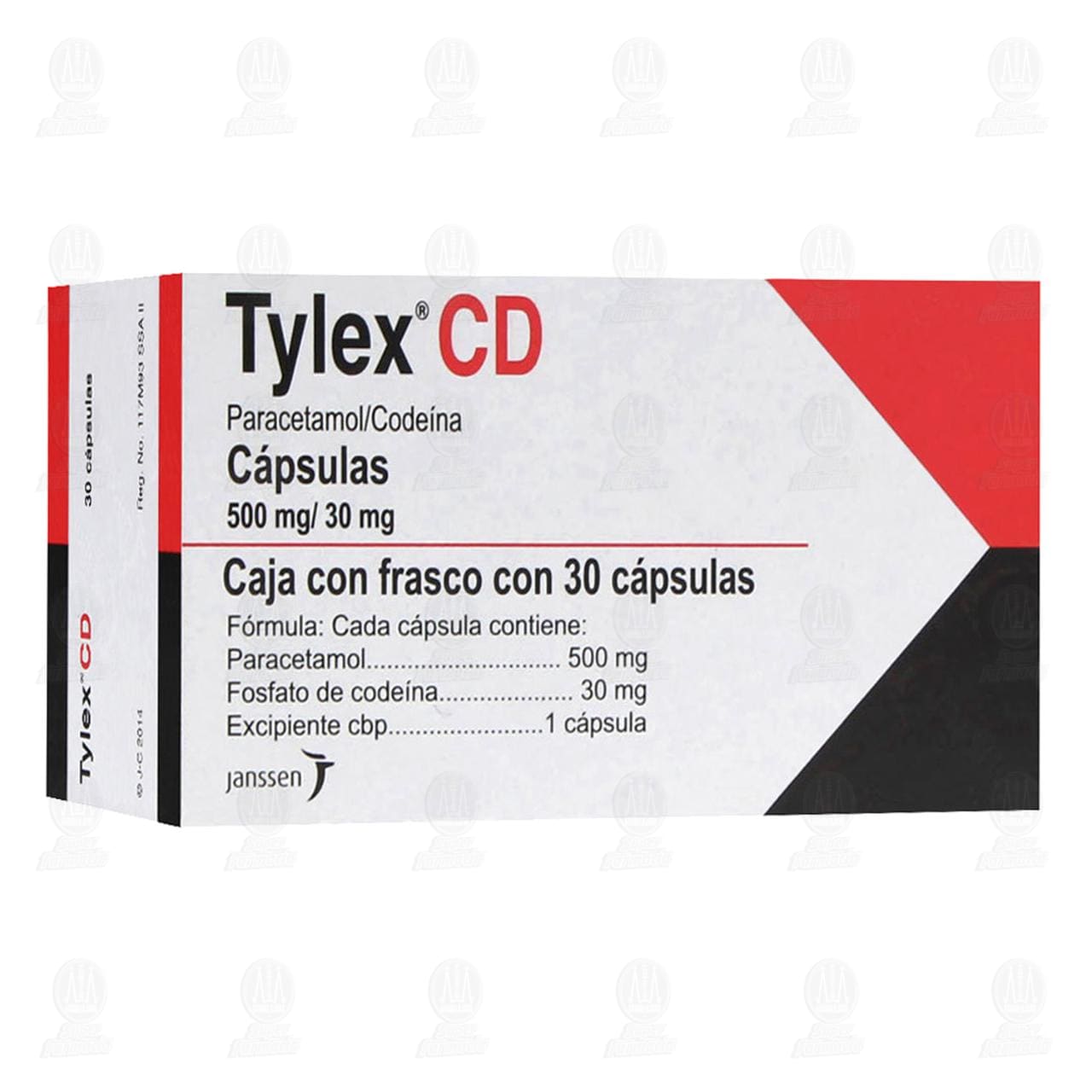 Tylex CD 500mg/30mg 30 Cápsulas