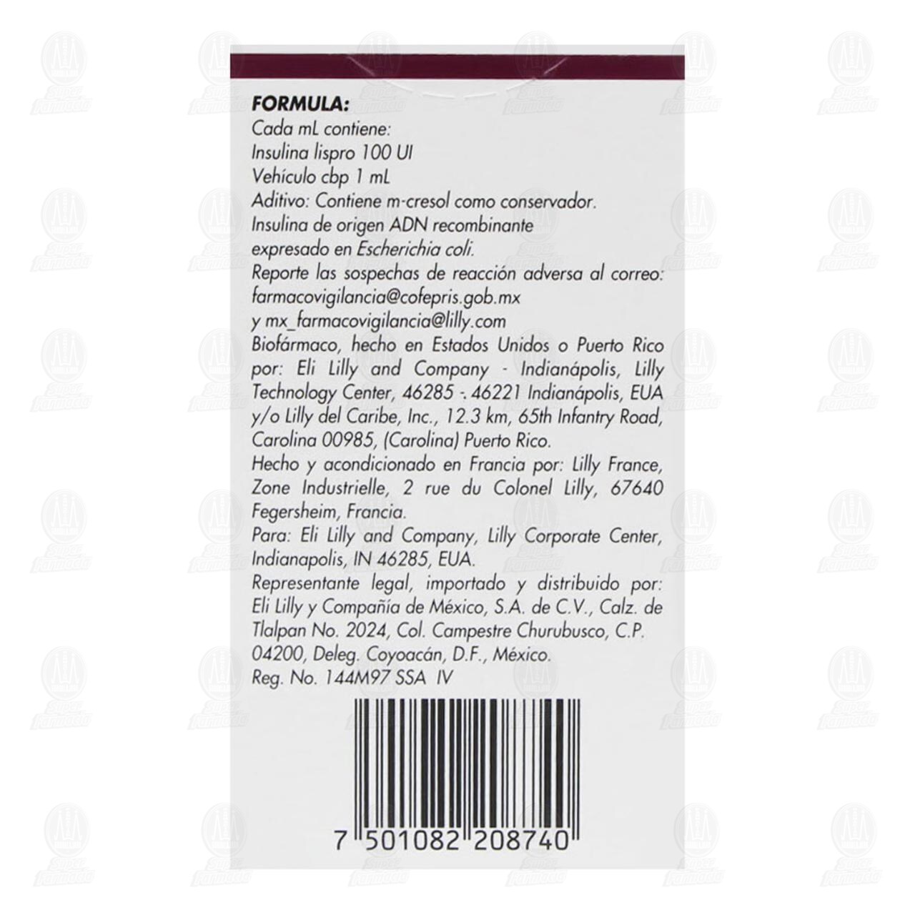 Humalog 100UI/ml Soluci&oacute;n Inyectable Cartucho para Uso en Pluma, 3 ml. image number 2