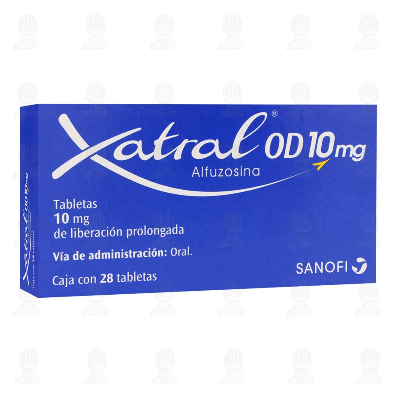 Xatral OD 10 mg, 28 Tabletas. image number 0