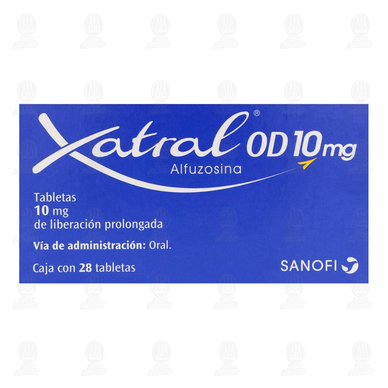 Xatral OD 10 mg, 28 Tabletas. image number 1