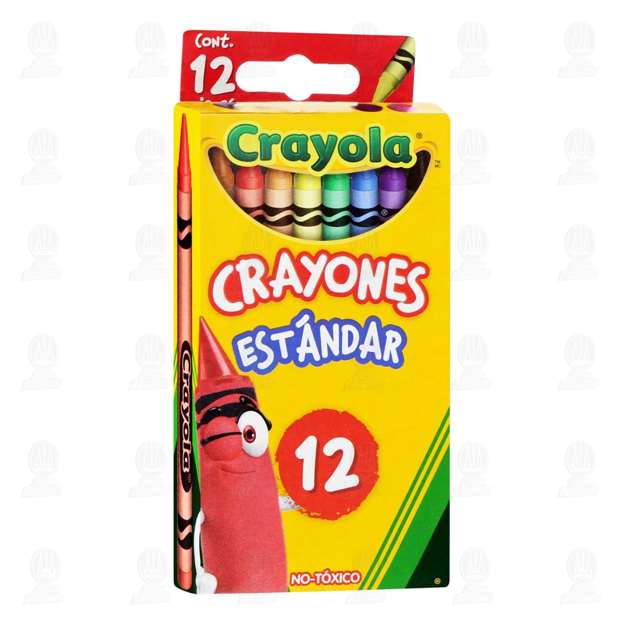 Crayones Crayola Est&aacute;ndar, 12 pzas.