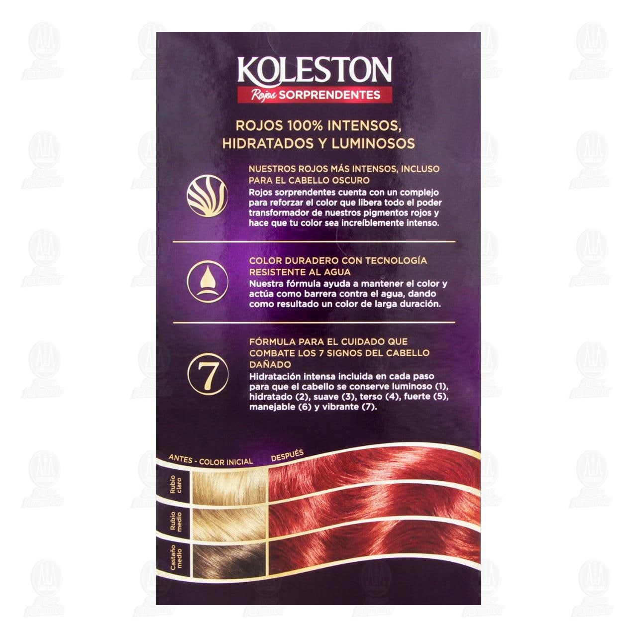 Tinte Koleston en Crema Color Rojo Cobrizo Intenso (7744), 1 pz. image number 2