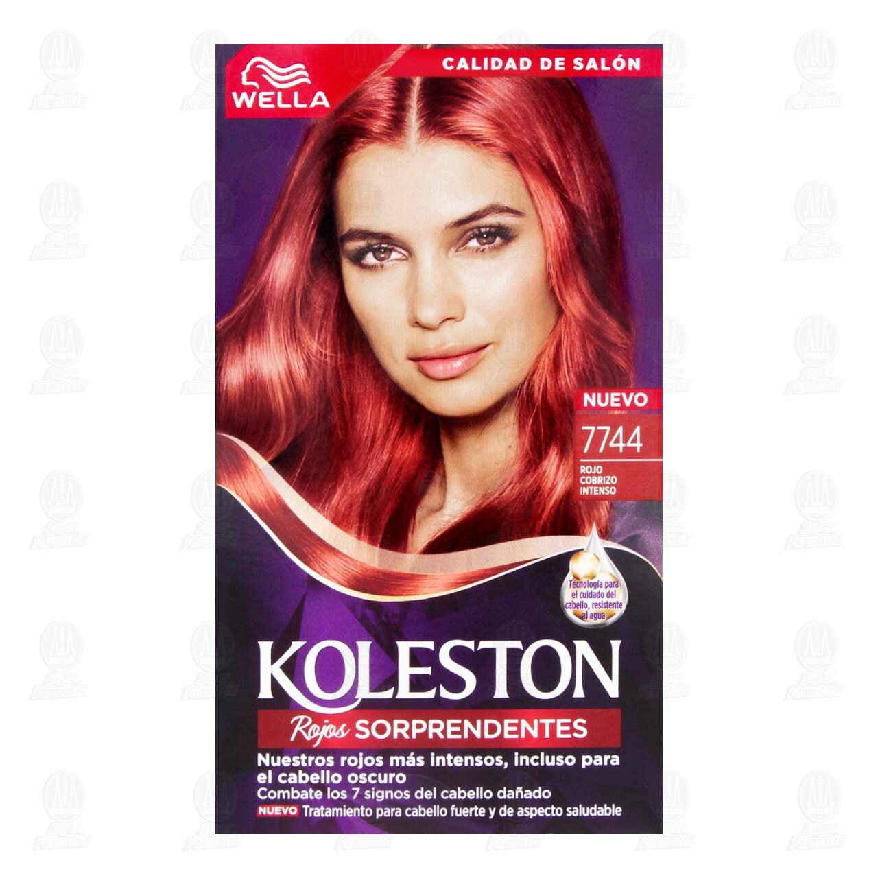 Tinte Koleston en Crema Color Rojo Cobrizo Intenso (7744), 1 pz. image number 1